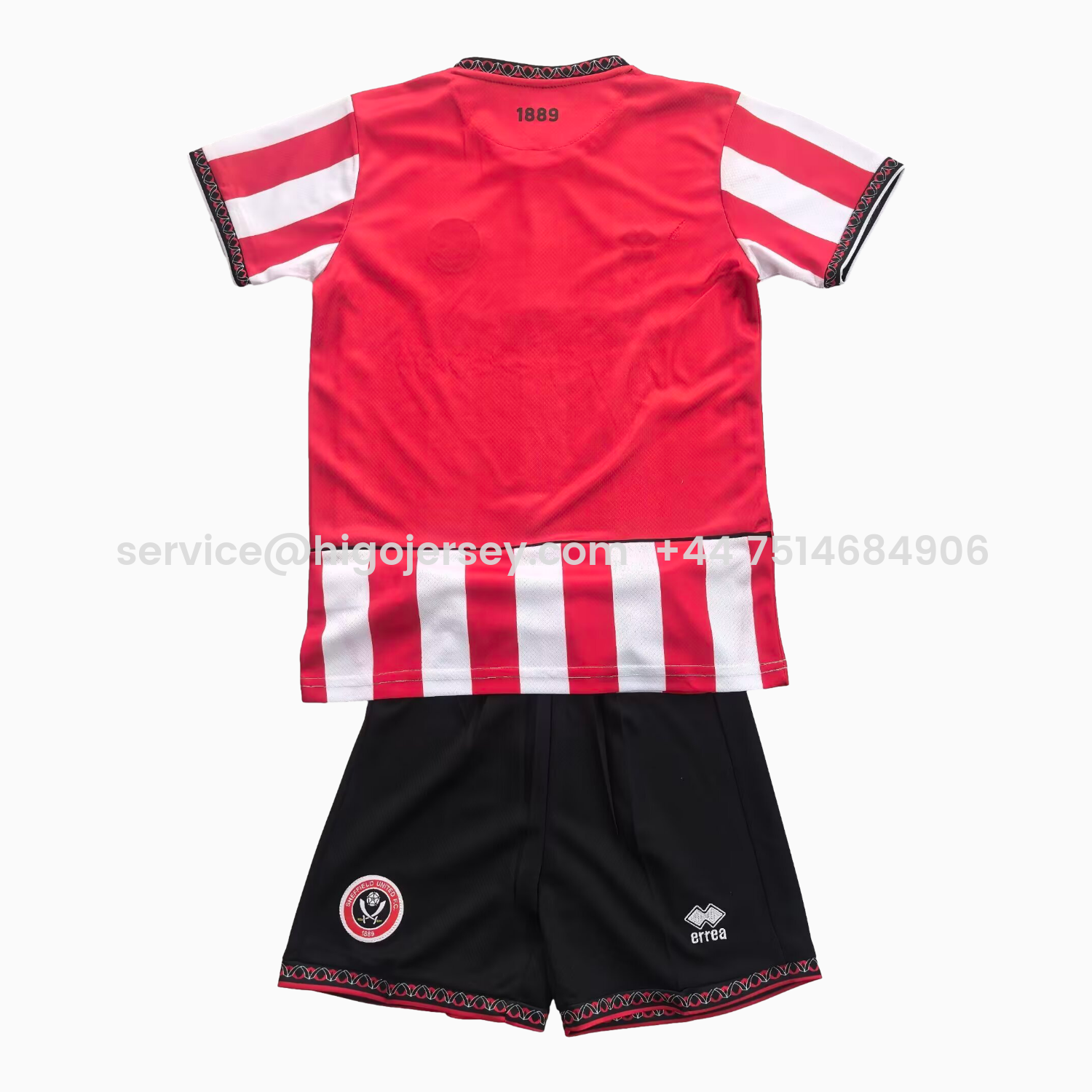 Higojerseys-Sheffield United 25-26 Home Kids Kit