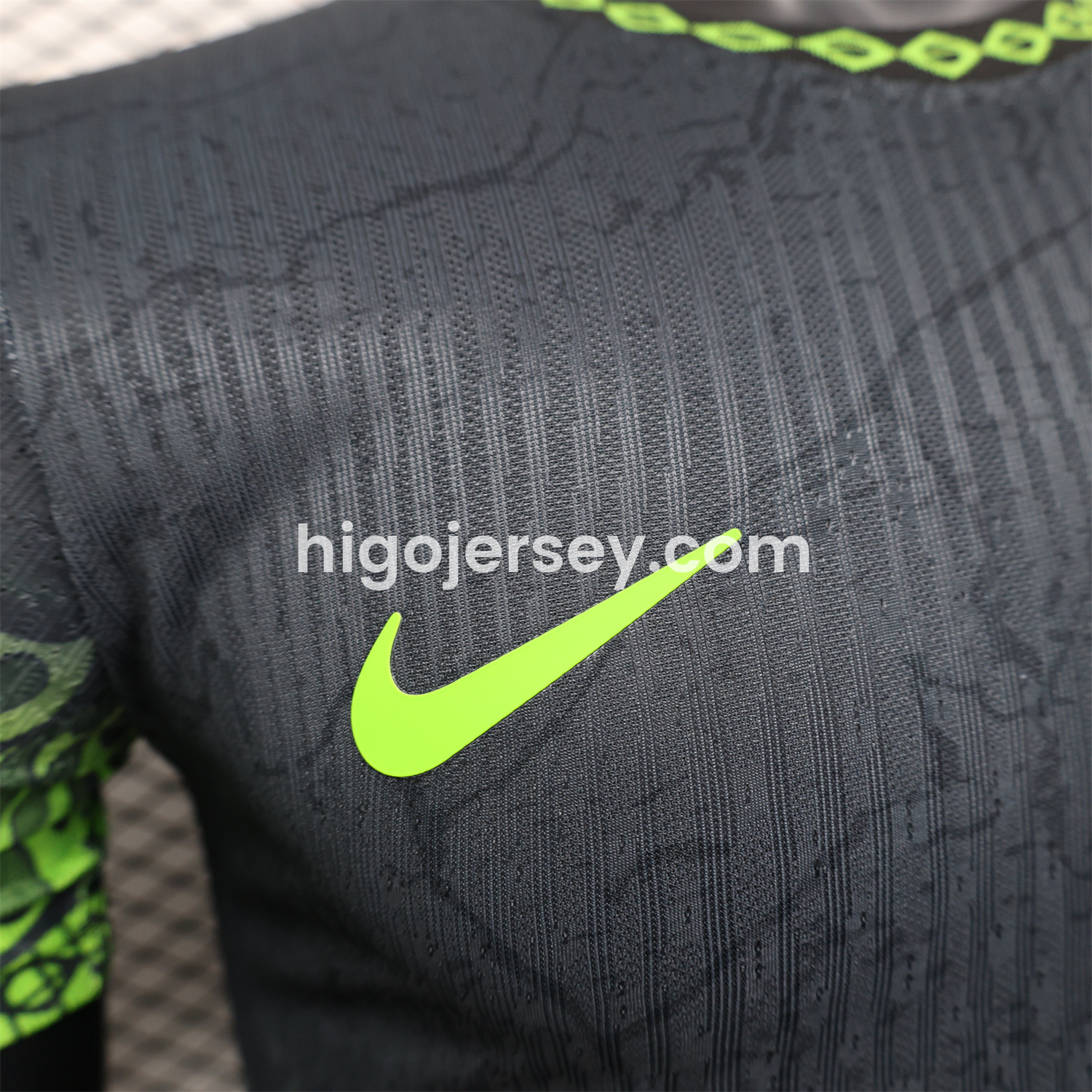 Higojerseys-Brazil 2025 Green Fire Black Special Edition Jersey - Player Version