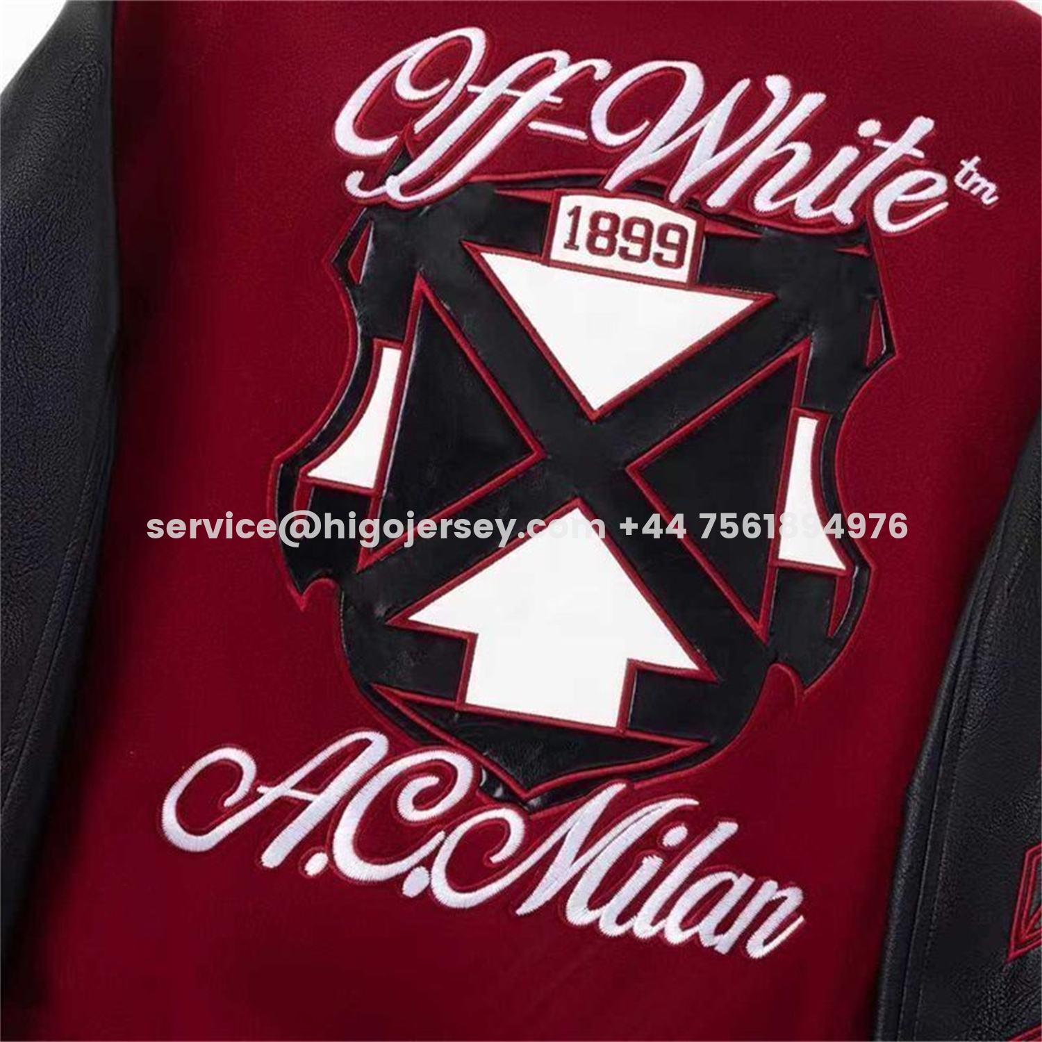 Higojerseys-AC Milan 25-26 Off-White Warm Windbreaker Jacket - Wine Red And Black