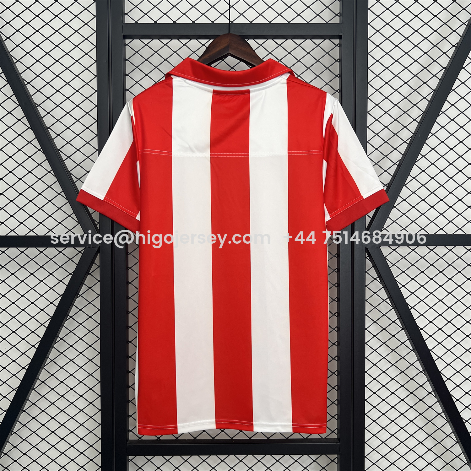 Higojerseys-Retro Atletico Madrid 2003-04 Home Centenary Special Jersey