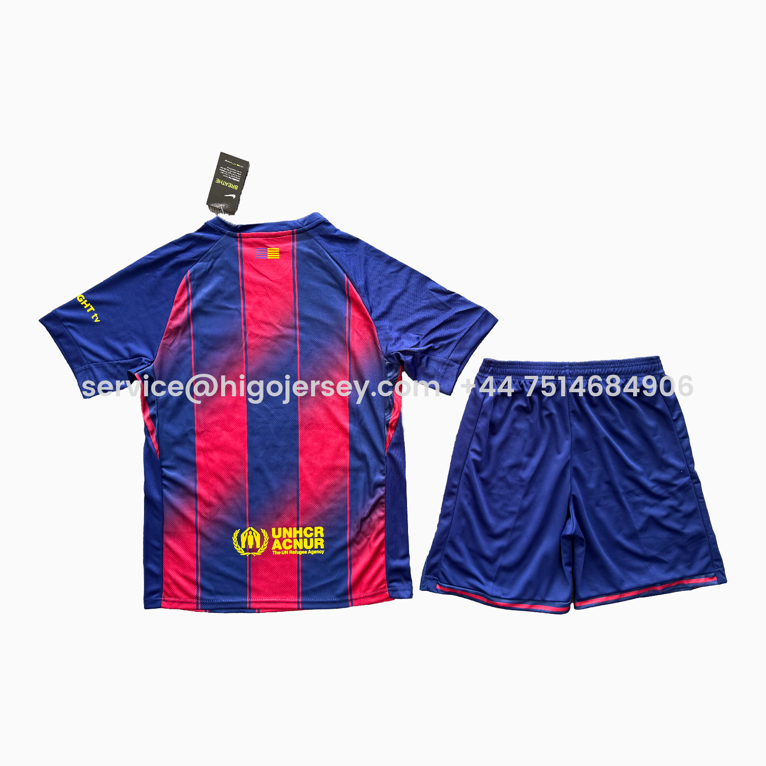 Higojerseys-Barcelona 25-26 Home Men's Adult Jersey Set - Fans Version
