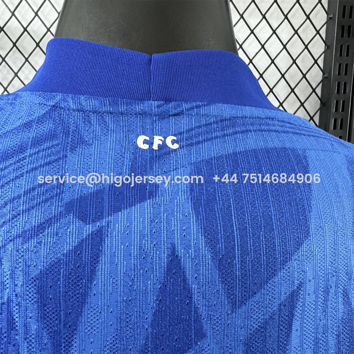 Higojerseys-C.H.E.L.S.E.A 25-26 Home Unsponsored Blue Long Sleeves Jersey - Player Version