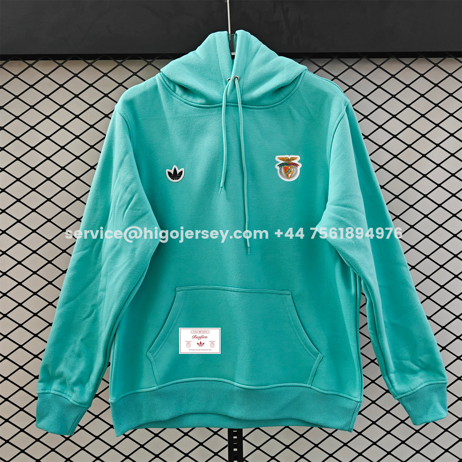 Higojerseys-Benfica 25-26 Originals Terrace Icon Unisex Pullover Hoodie