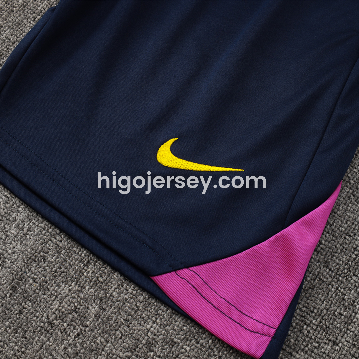 Higojerseys-Barcelona 25-26 Vest Training Set - Deep Blue Black Vest and Shorts