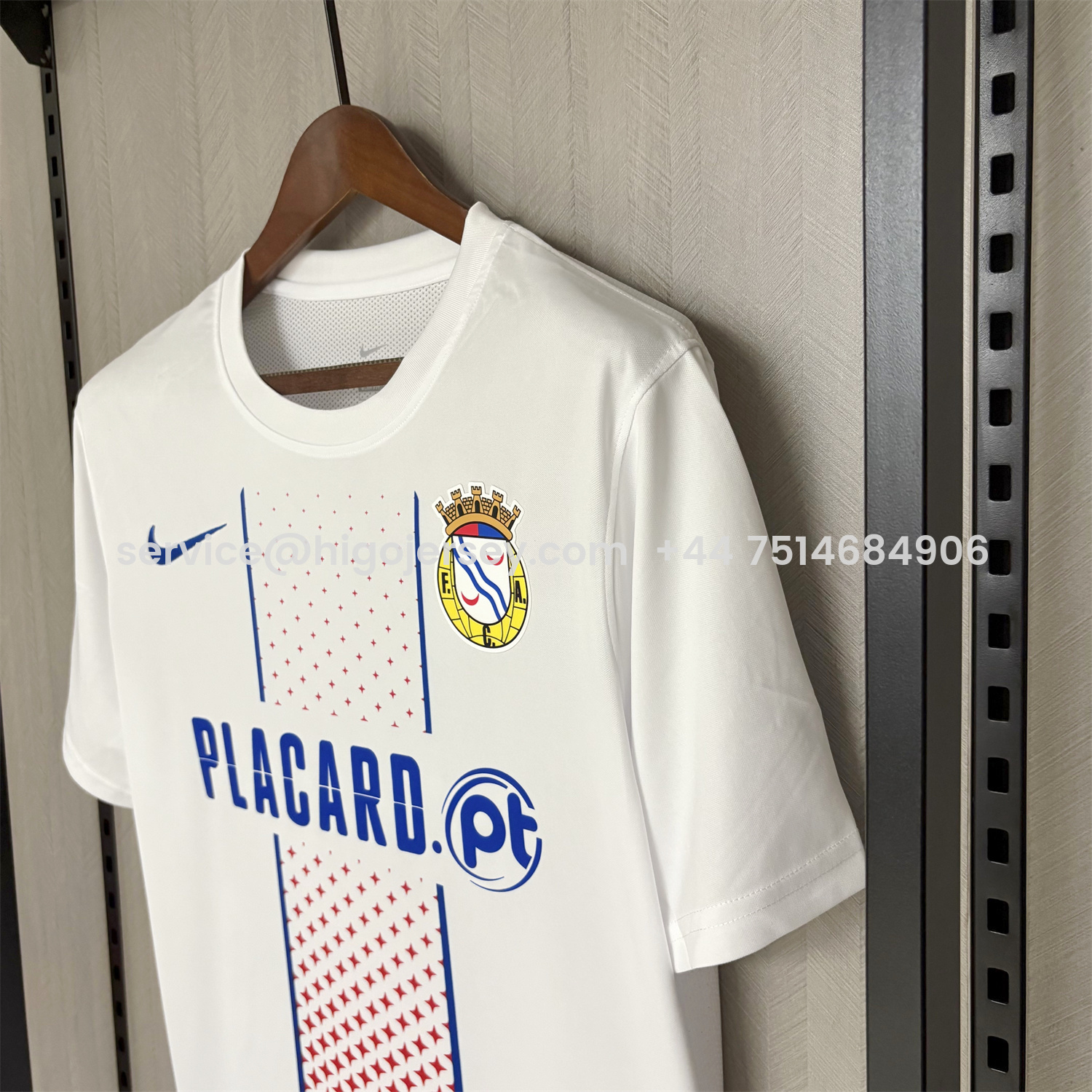 Higojerseys-Alverca 25-26 Away White Jersey - Fans Version
