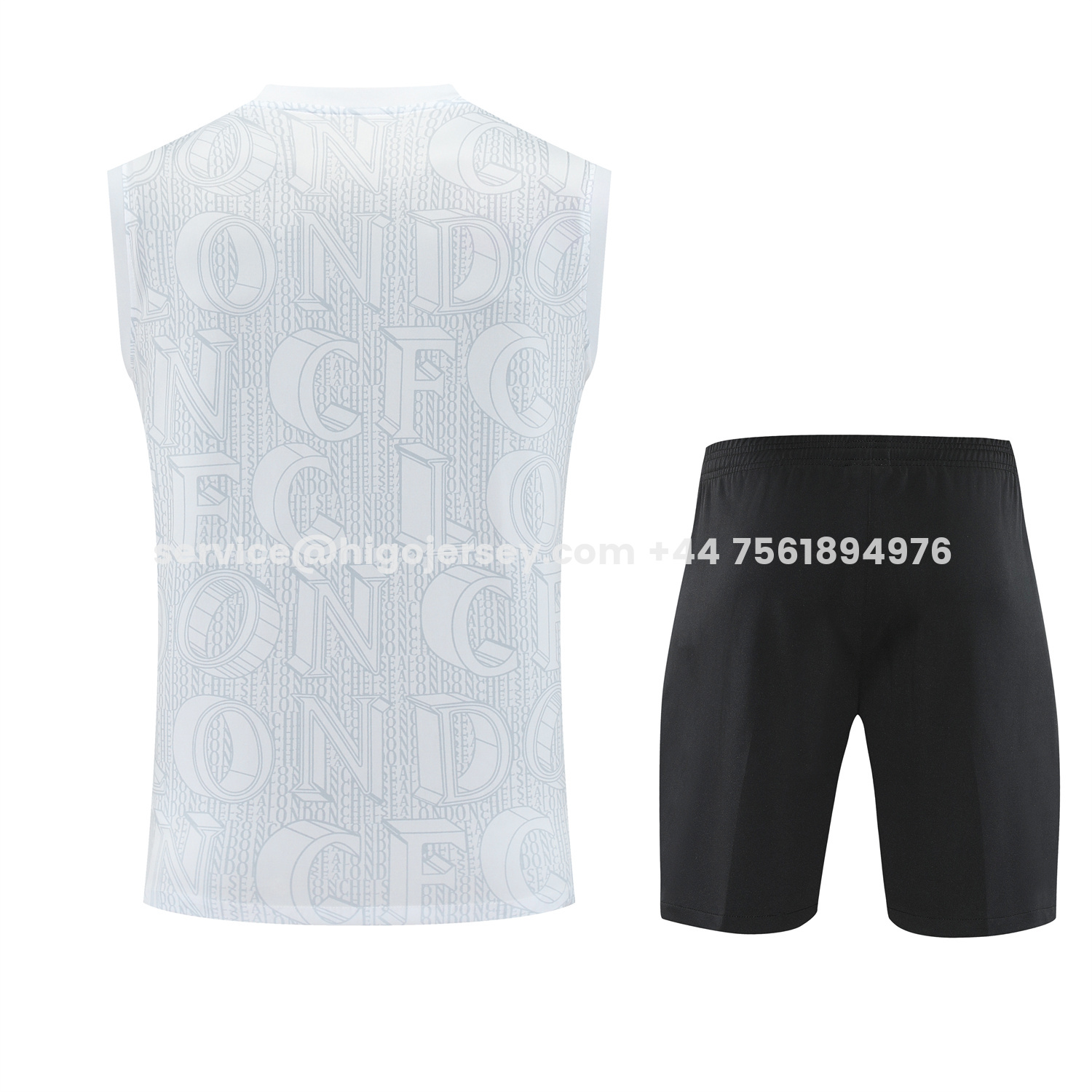 Higojerseys-C.h.e.l.s.e.a 25-26 Training Vest Suit - White