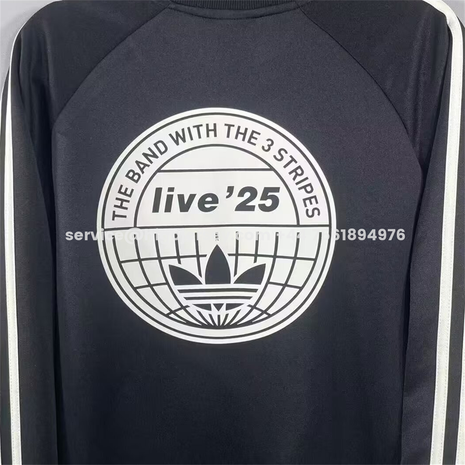 Higojerseys-Adidas 25-26 Oasis Originals Tour Black Long Sleeves Jersey - Fans Version