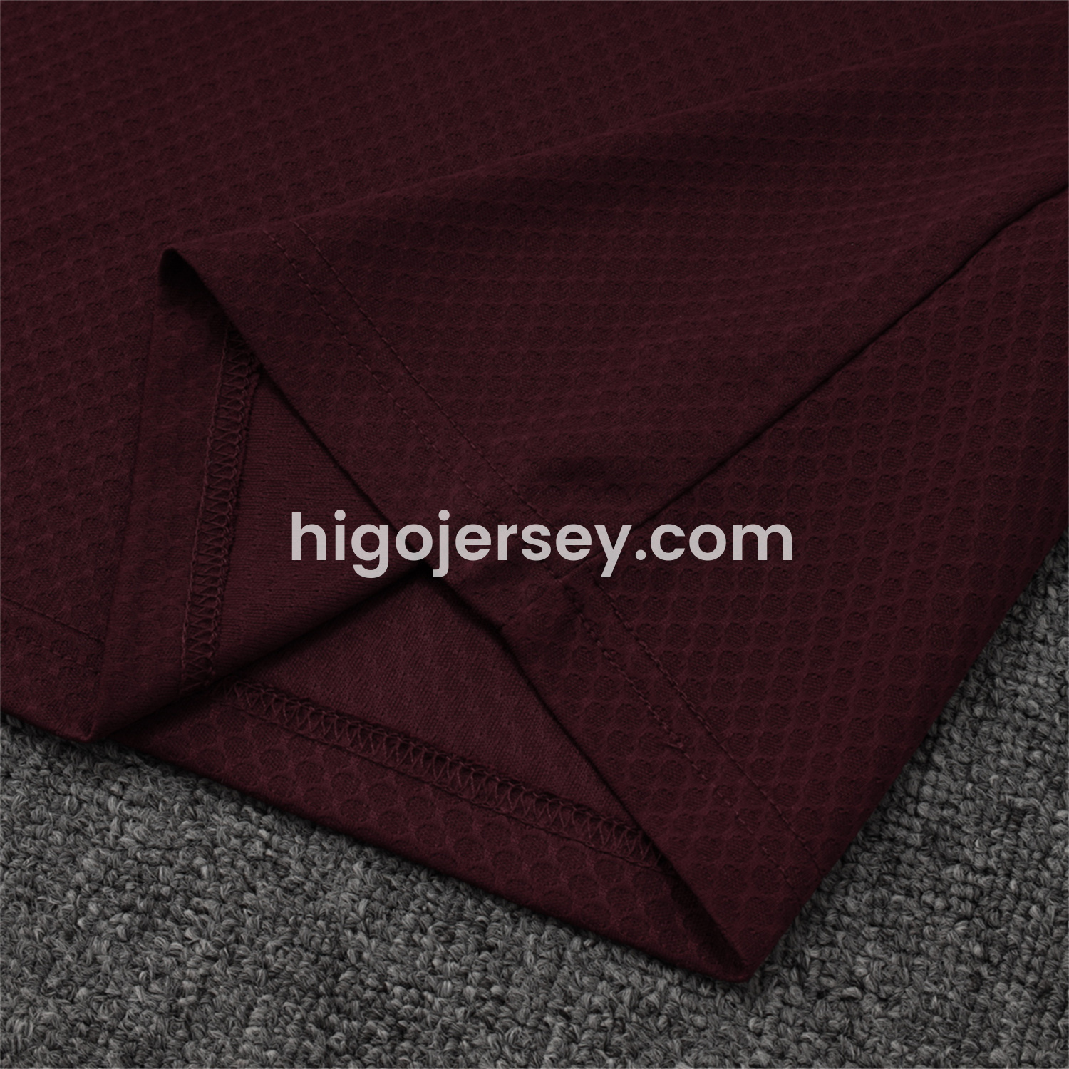 Higojerseys-Ajax 25-26 Throwback Trefoil Short-Sleeve Training Set - Deep Red