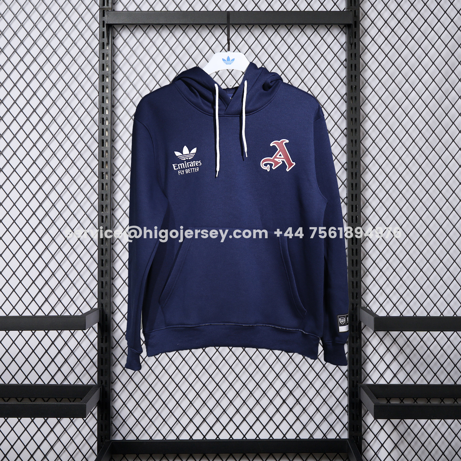 Higojerseys-Arsenal 25-26 Pure Color Training Set - Dark Blue Top and Dark Blue Pants