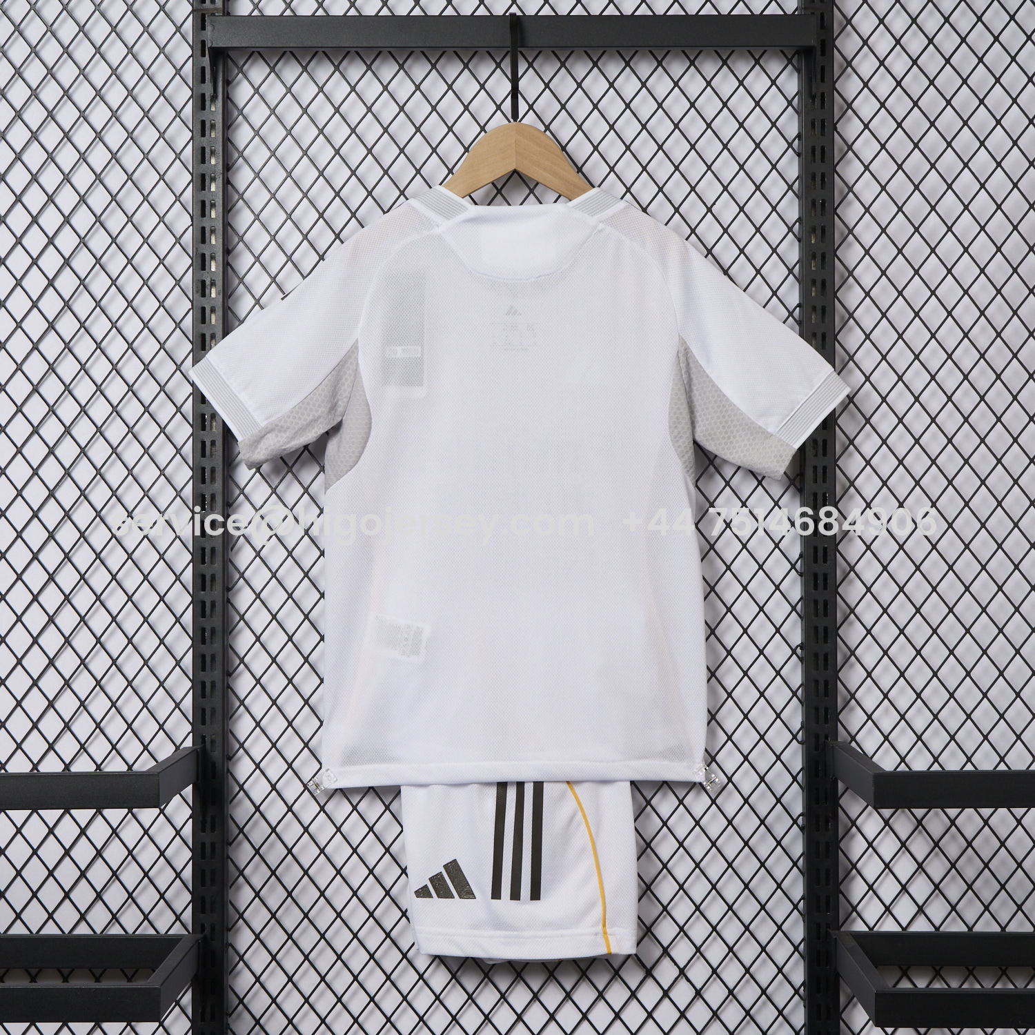Higojerseys-Real Madrid 25-26 Home White Kids Kit - Player Version