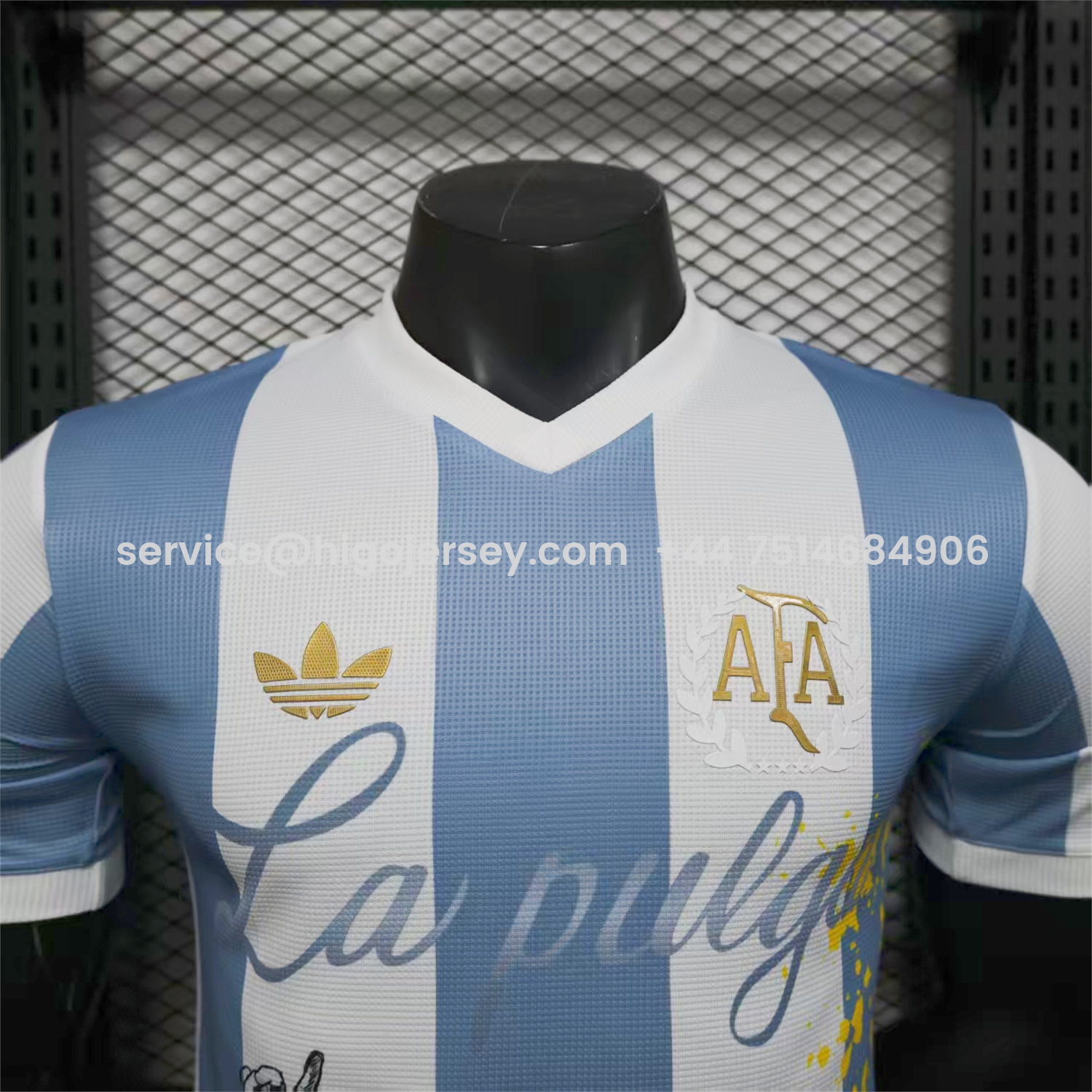 Higojerseys-Argentina 25-26 50th Anniversary Messi Graffiti Special Jersey - Player Version