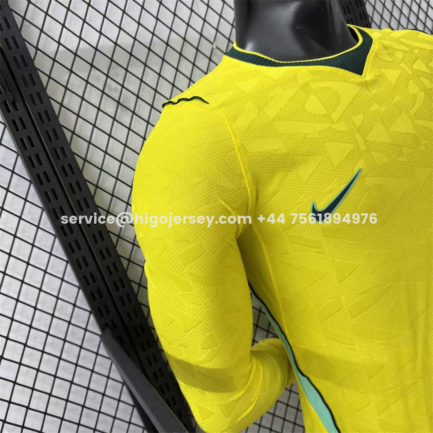 Higojerseys-Brazil 2026 Home Long Sleeves Jersey - Player Version