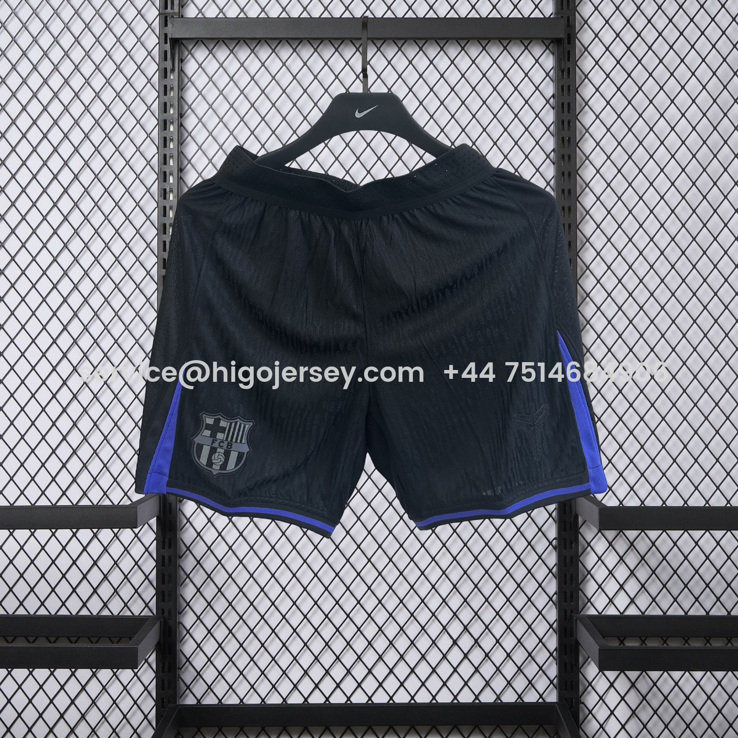 Higojerseys-Barcelona 25-26 Away Black Shorts - Player Version