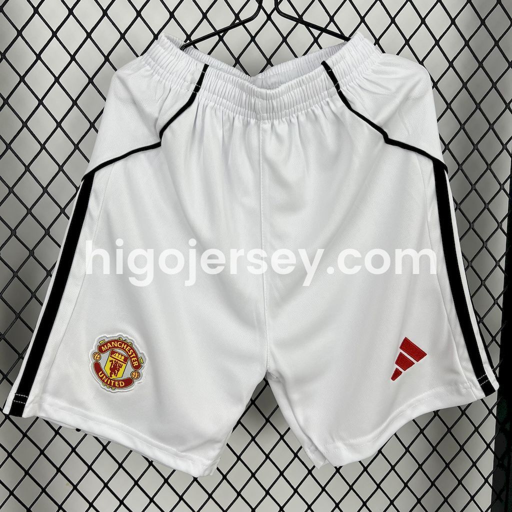 Higojerseys-Manchester United 25-26 Home Kids Kit