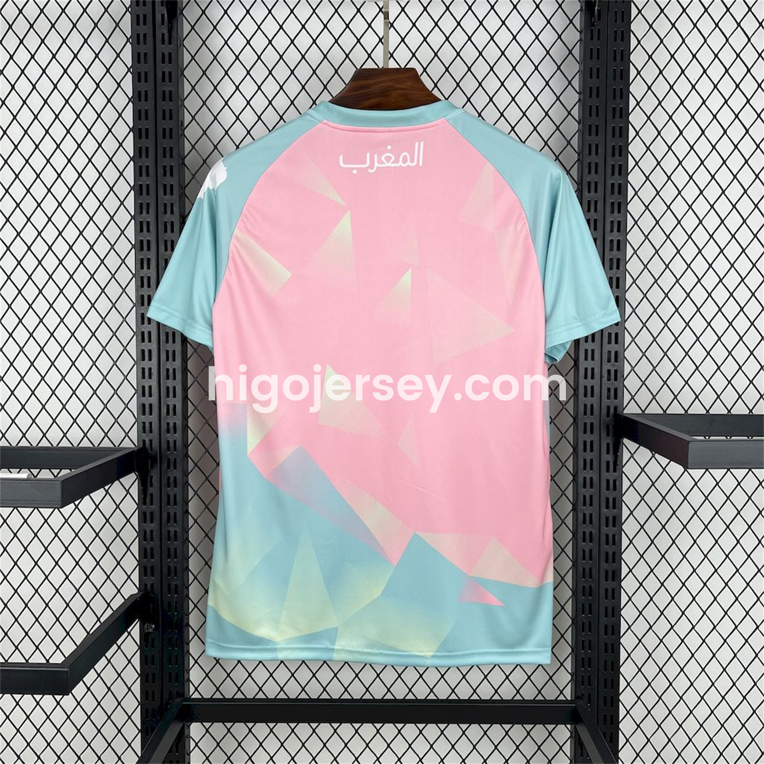 Higojerseys-Morocco 25-26 Pink Blue Special Edition Jersey - Fans Version