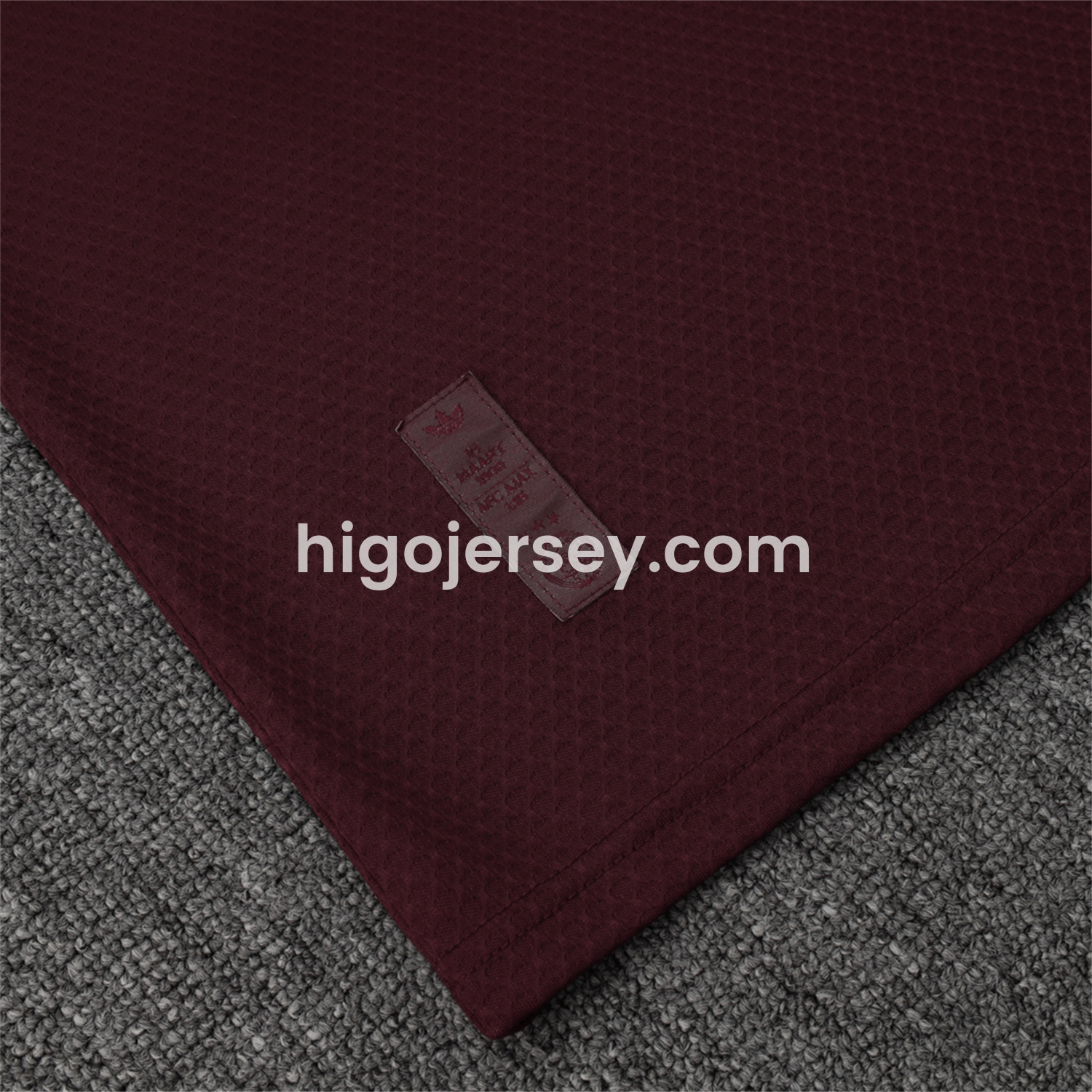 Higojerseys-Ajax 25-26 Throwback Trefoil Short-Sleeve Training Set - Deep Red