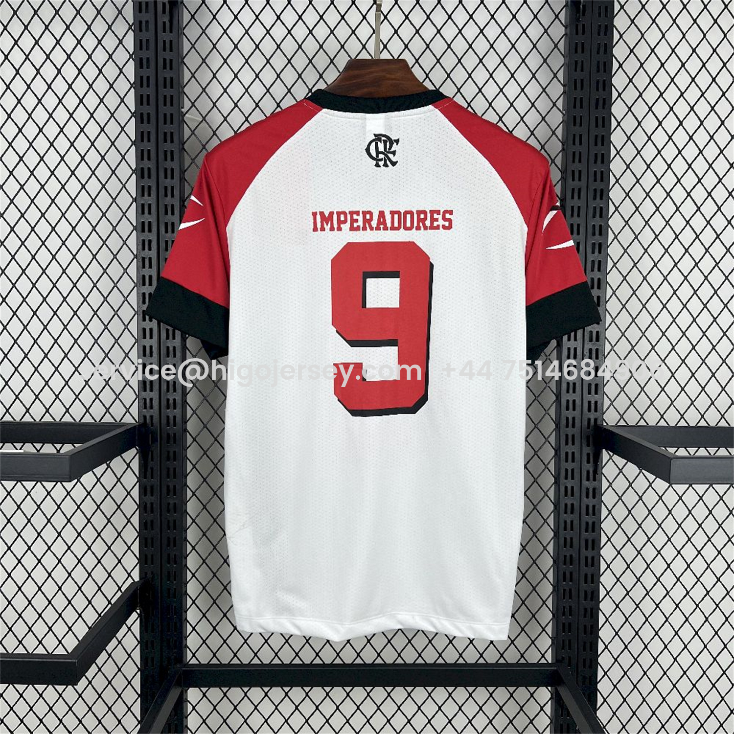 Higojerseys-Flamengo 25-26 Imperators No. 9 White Jersey