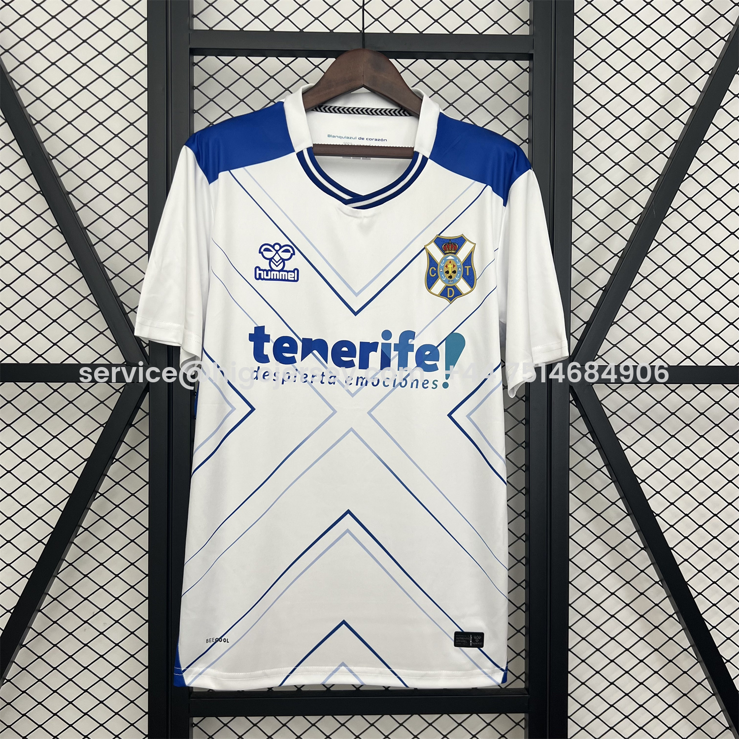 Higojerseys-Tenerife 25-26 Home Jersey - Fans Version