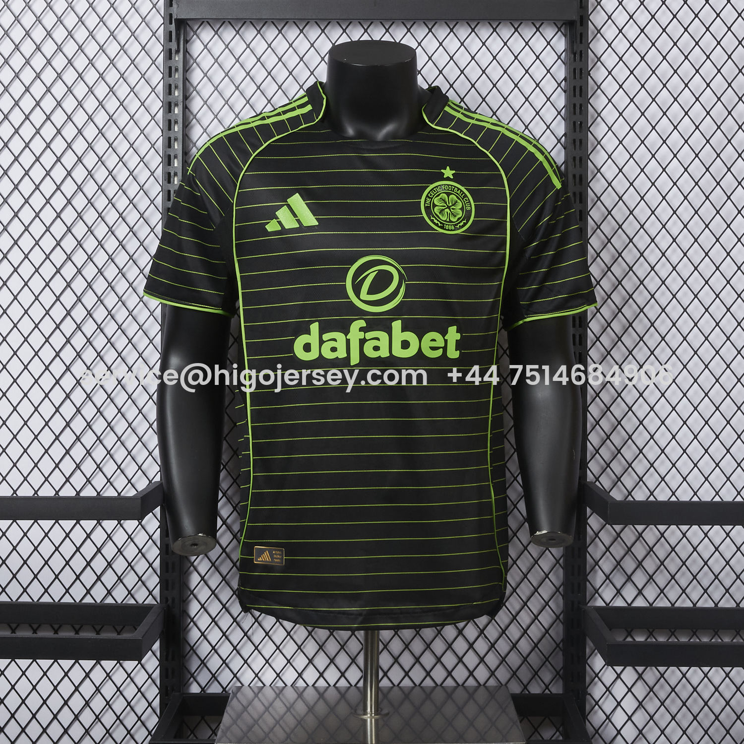 Higojerseys-Celtic 25-26 Away Black Jersey - Player Version