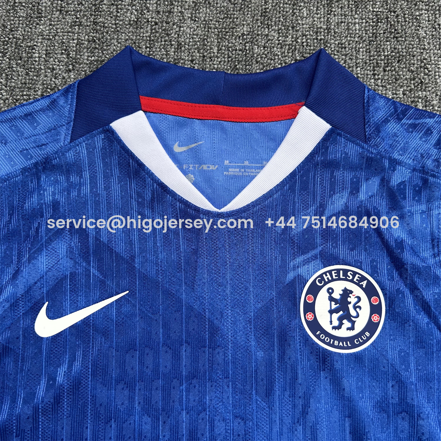 Higojerseys-C.H.E.L.S.E.A 25-26 Home Unsponsored Blue Kids Kit - Player Version