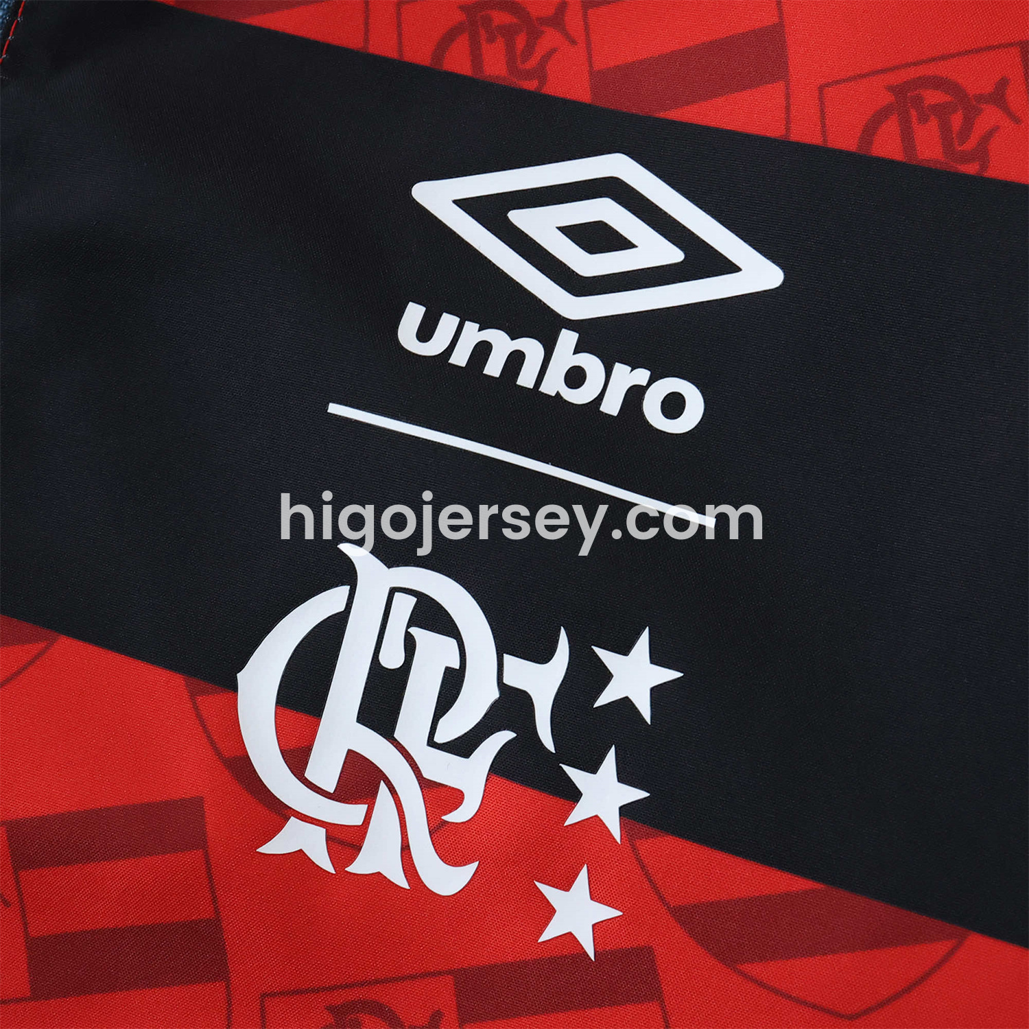 Higojerseys-Flamengo 24-25 Double Sided Reversible Windbreaker - Red & Blue