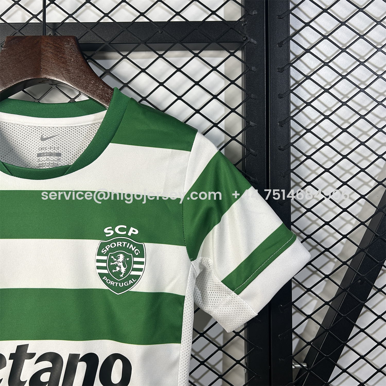 Higojerseys-Sporting CP 25-26 Home Kids Kit