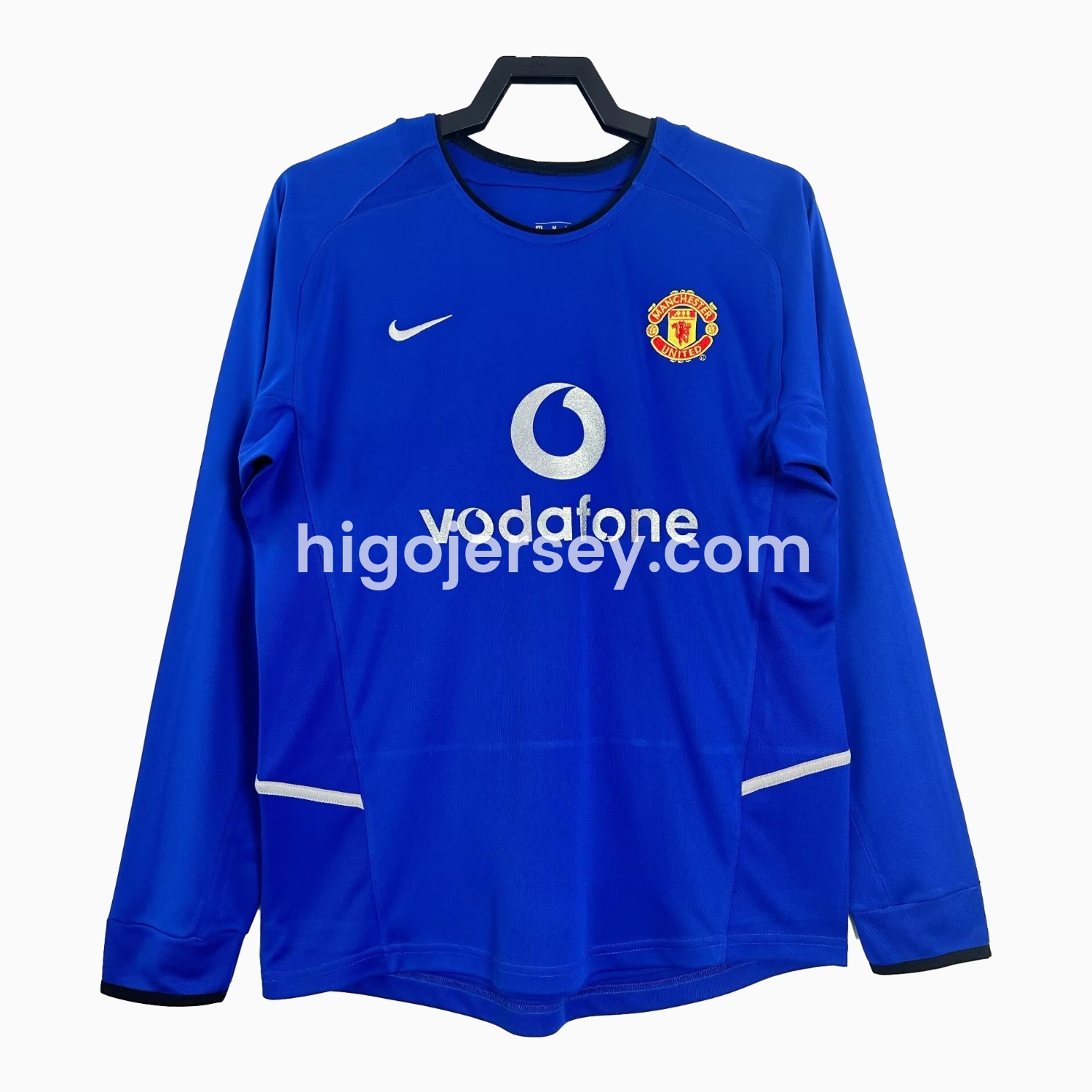 Higojerseys-Retro Manchester United 02-03 Third Long Sleeves Jersey