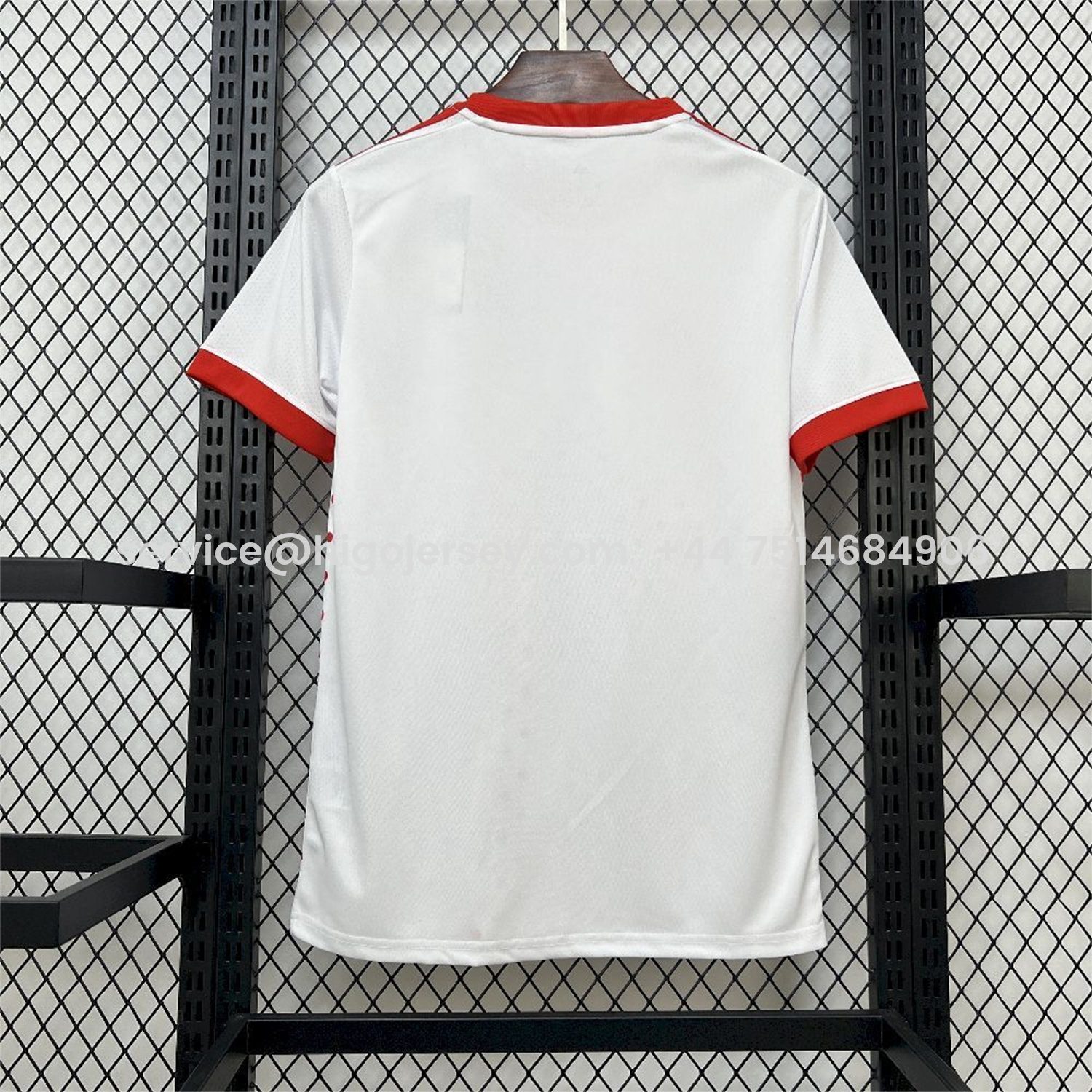 Higojerseys-Sevilla 25-26 Red Points White Training Jersey - Fans Version