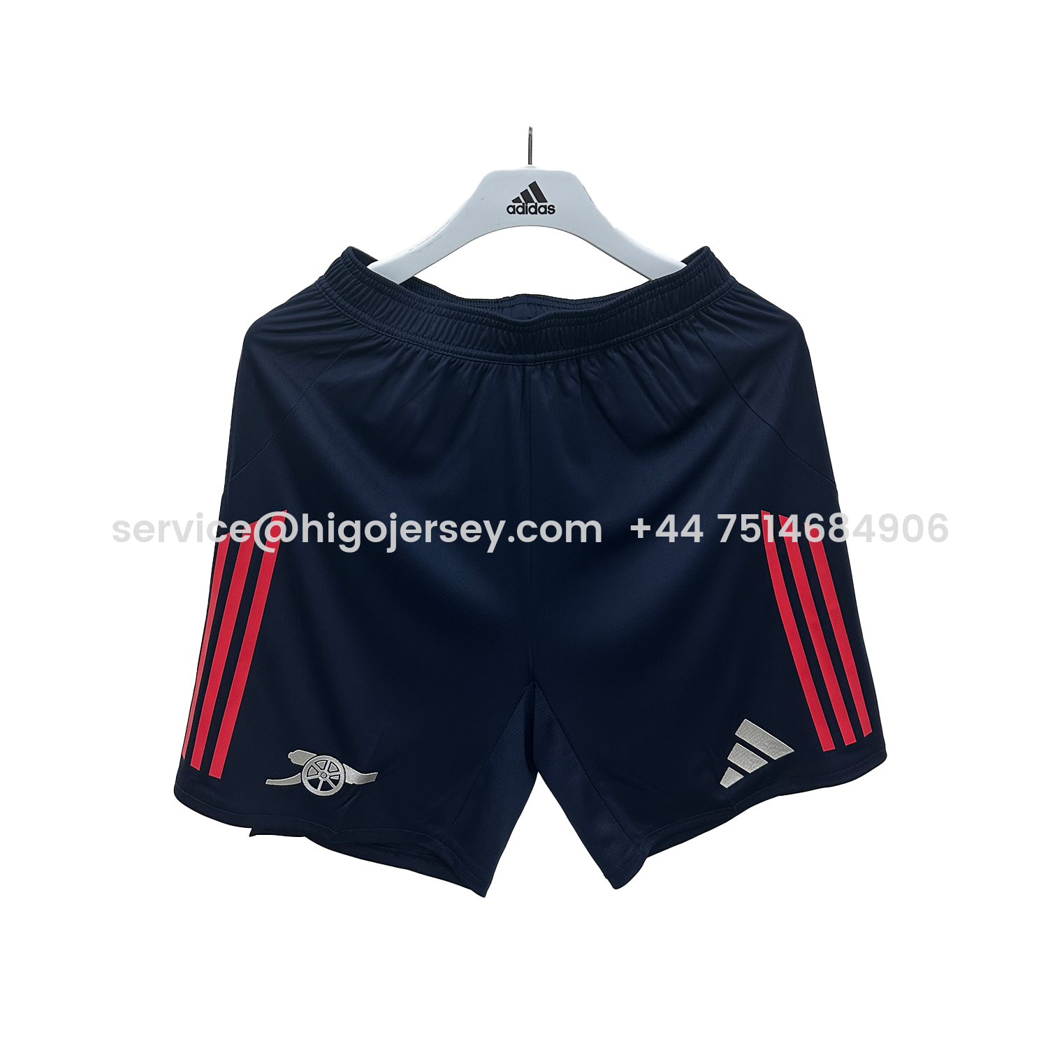 Higojerseys-Arsenal 25-26 Away Black Shorts - Fans Version