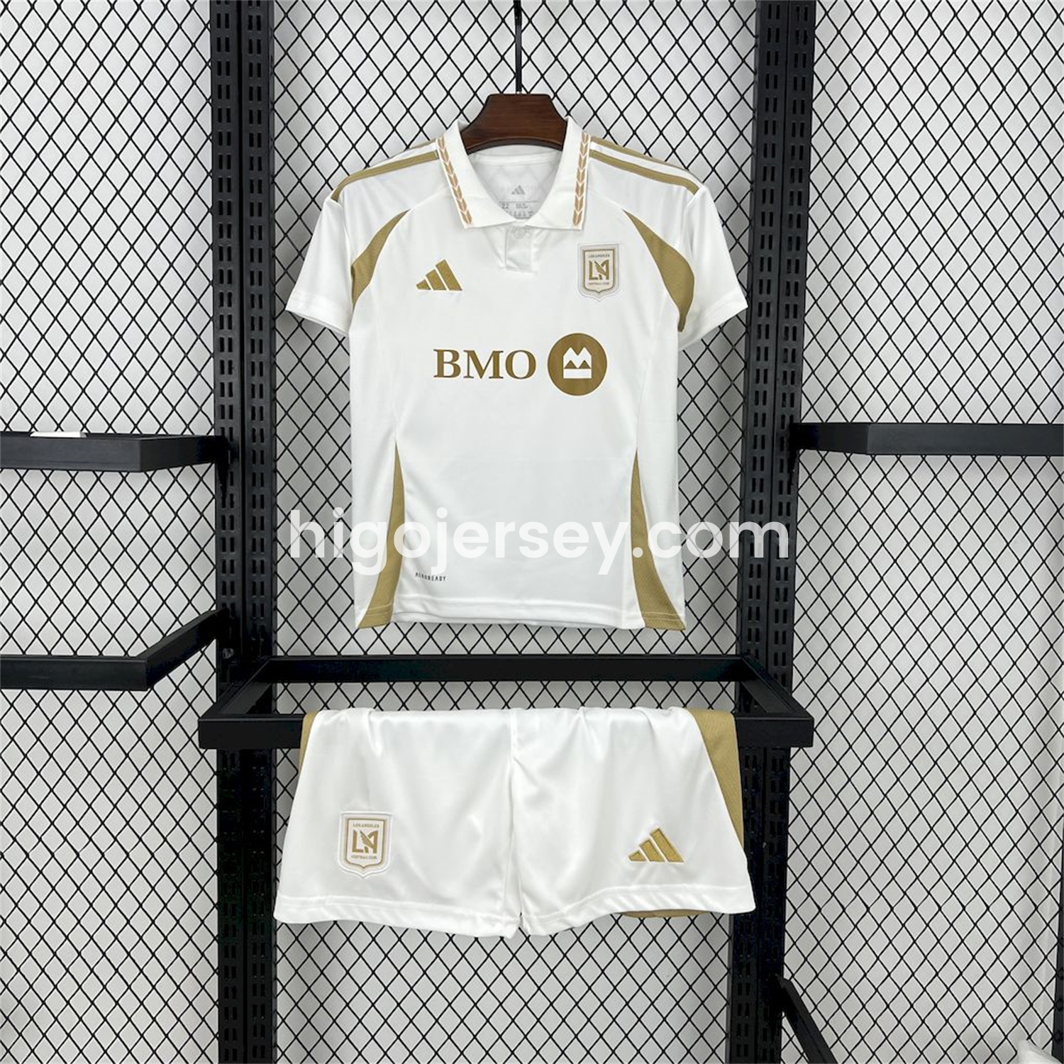 Higojerseys-Los Angeles FC 2025 Away Kids Kit