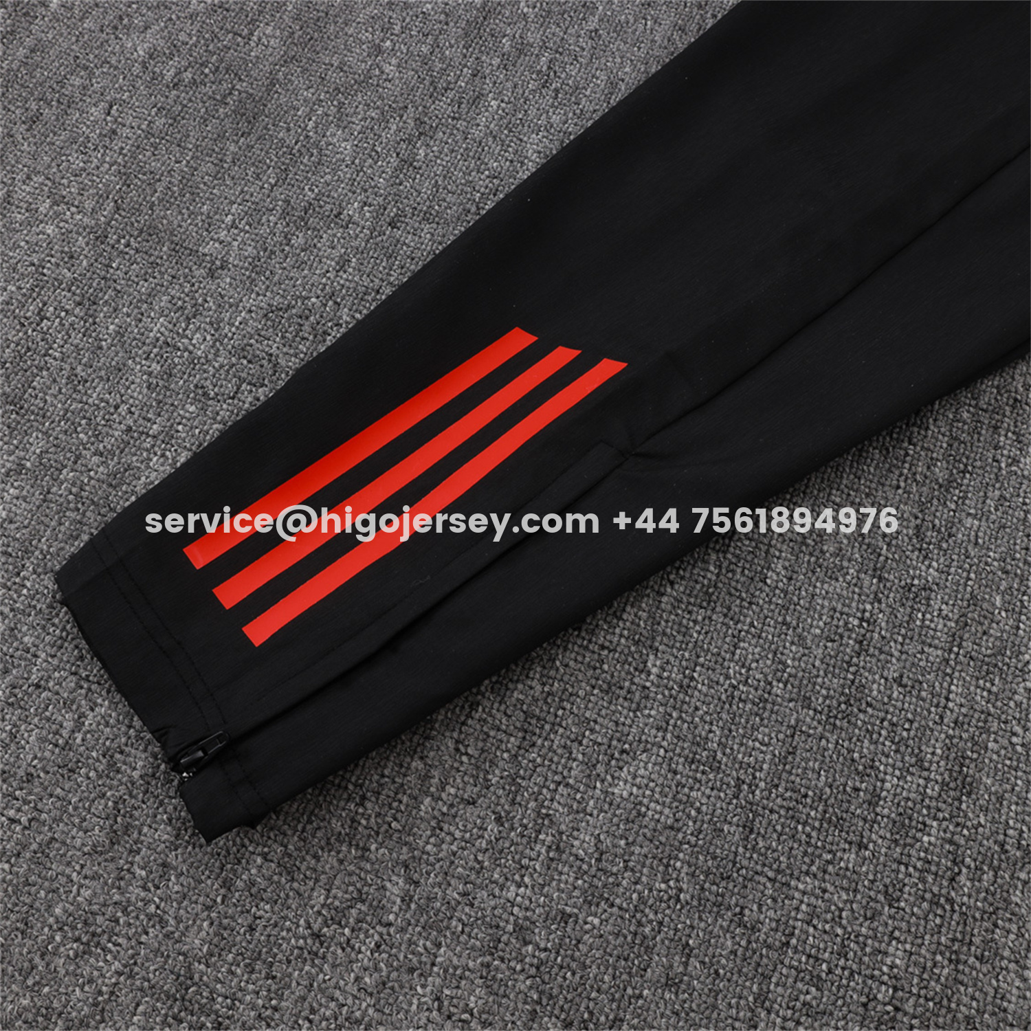 Higojerseys-Ajax 25-26 Windbreaker Training Set - Black Top and Pants