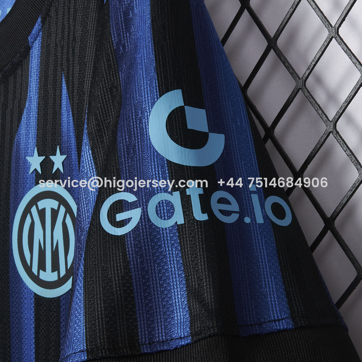Higojerseys-Inter Milan 25-26 Home Kids Kit - Player Version