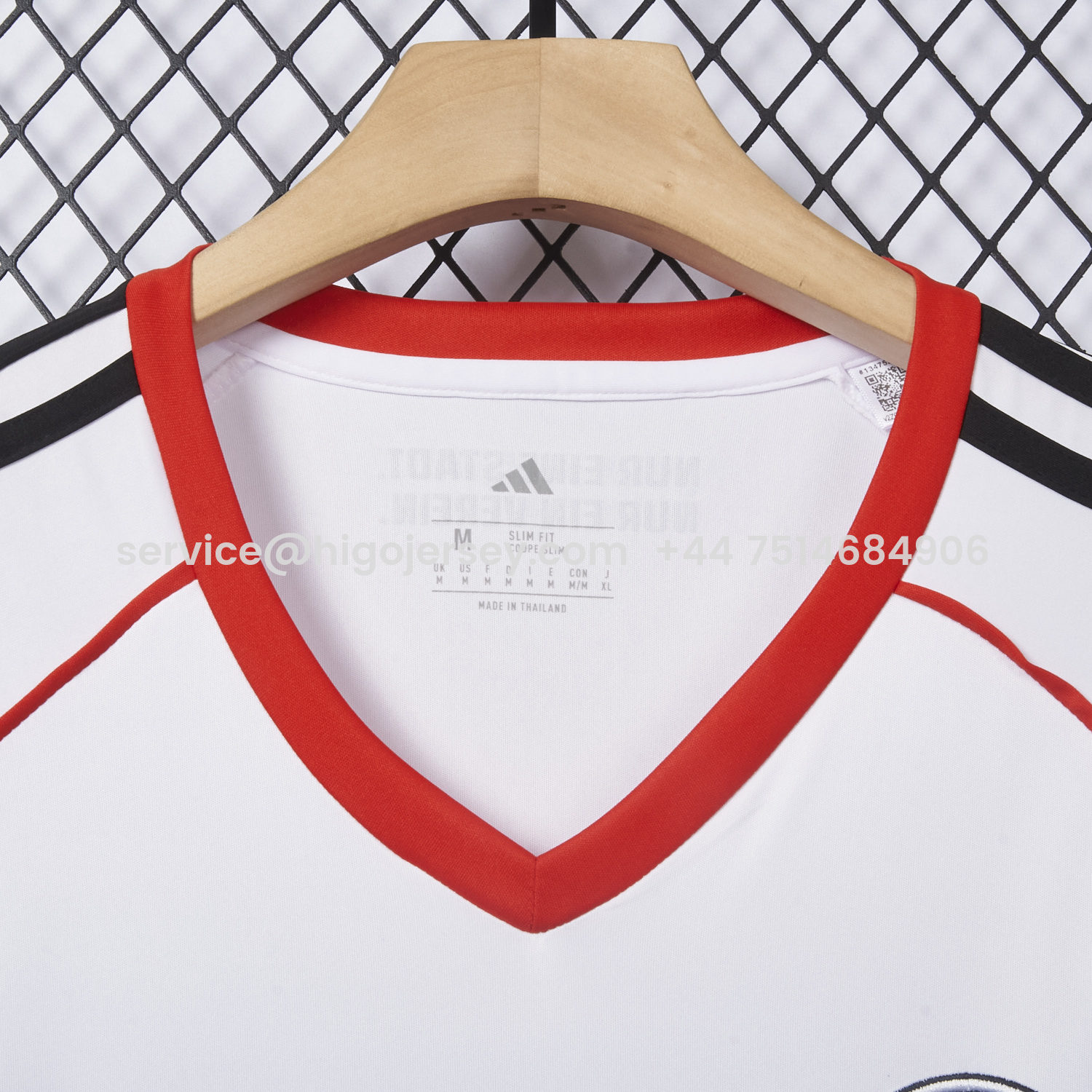 Higojerseys-Frankfurt 25-26 Away White Jersey - Fans Version