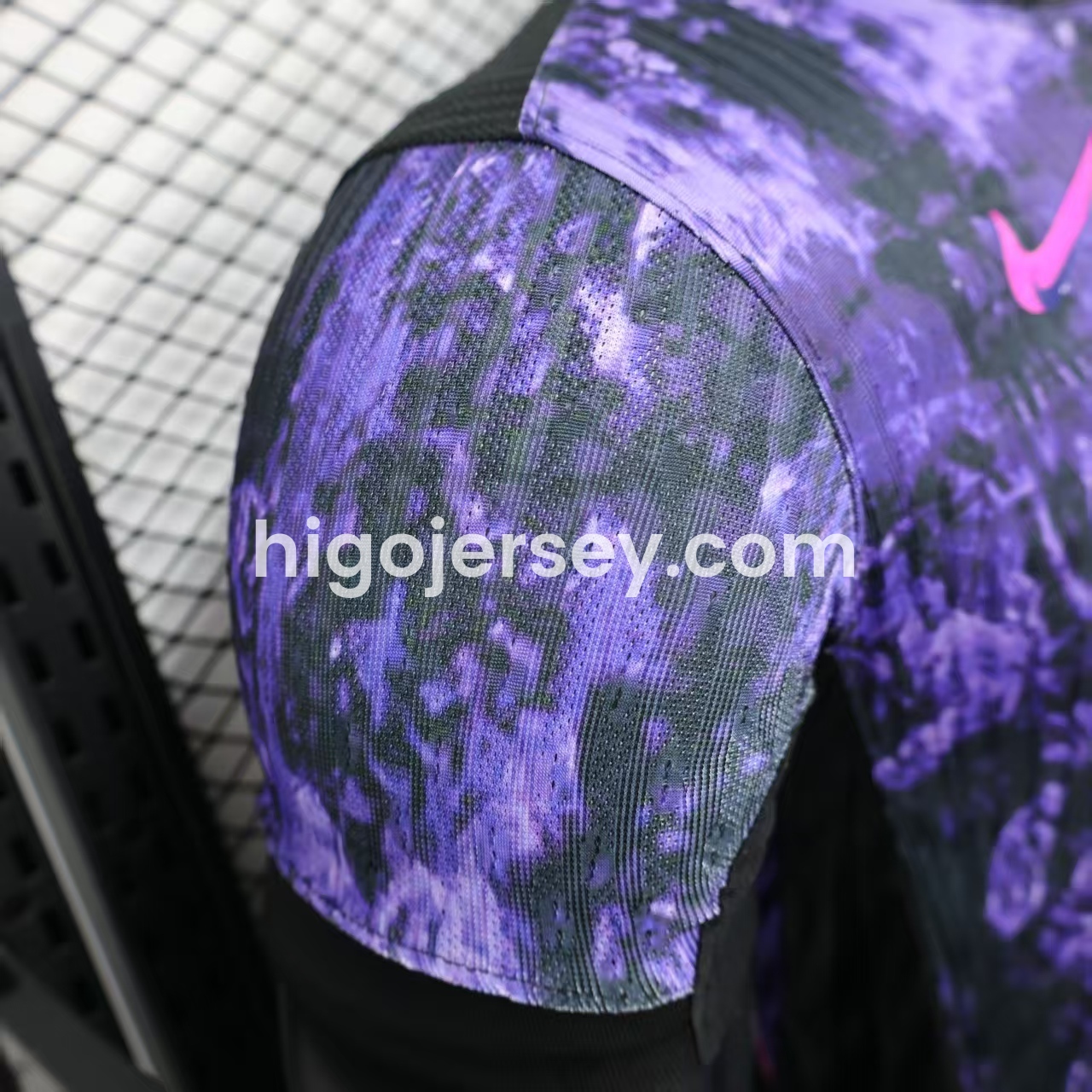 Higojerseys-Barcelona 25-26 Purple Rock Pattern Jersey - Player Version