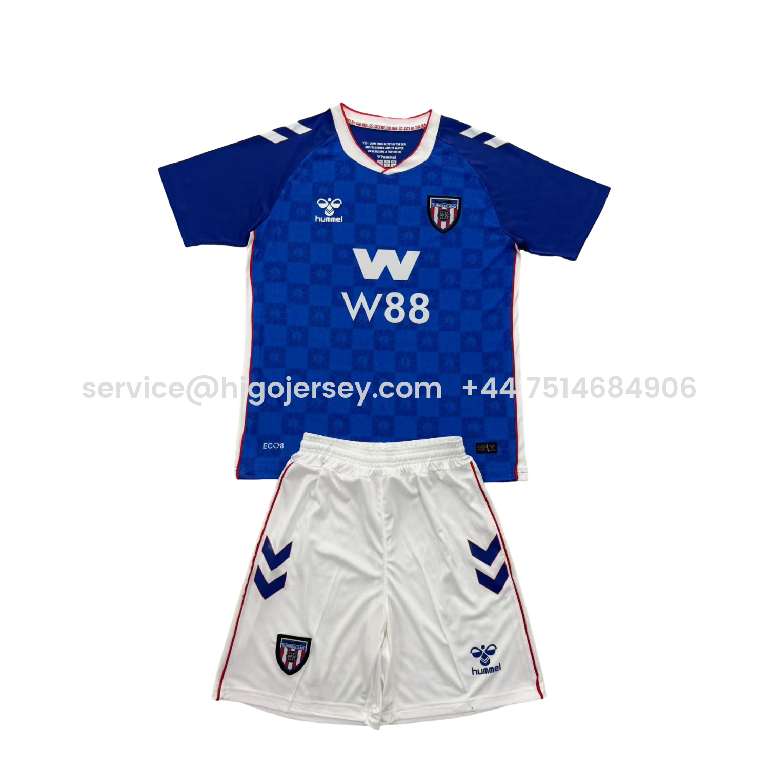 Higojerseys-Sunderland 25-26 Away Men's Adult Jersey Set - Fans Version