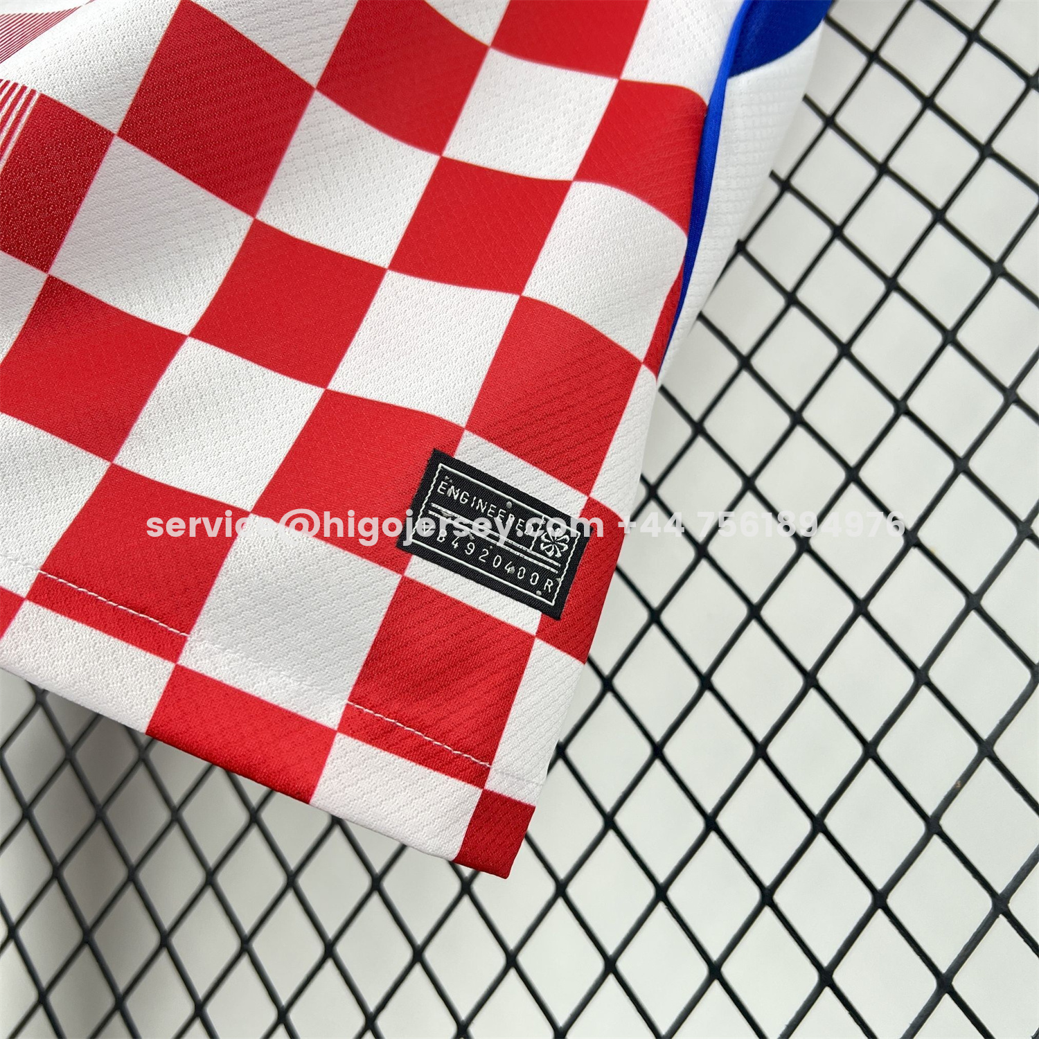 Higojerseys-Croatia 2026 Home White And Red Jersey - Fans Version
