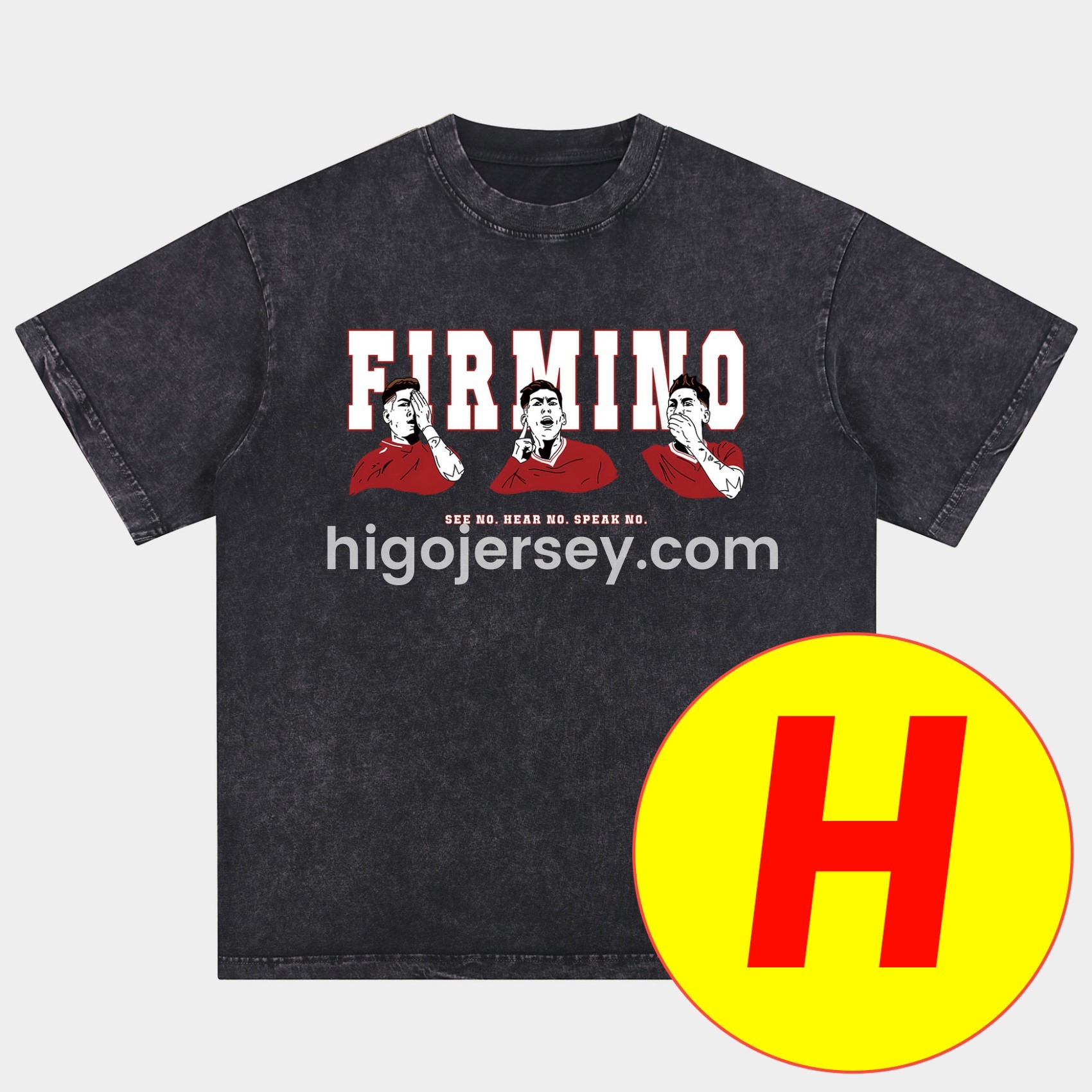 Higojerseys-Salah Liverpool Klopp Arnold Oversized Washed T-Shirt