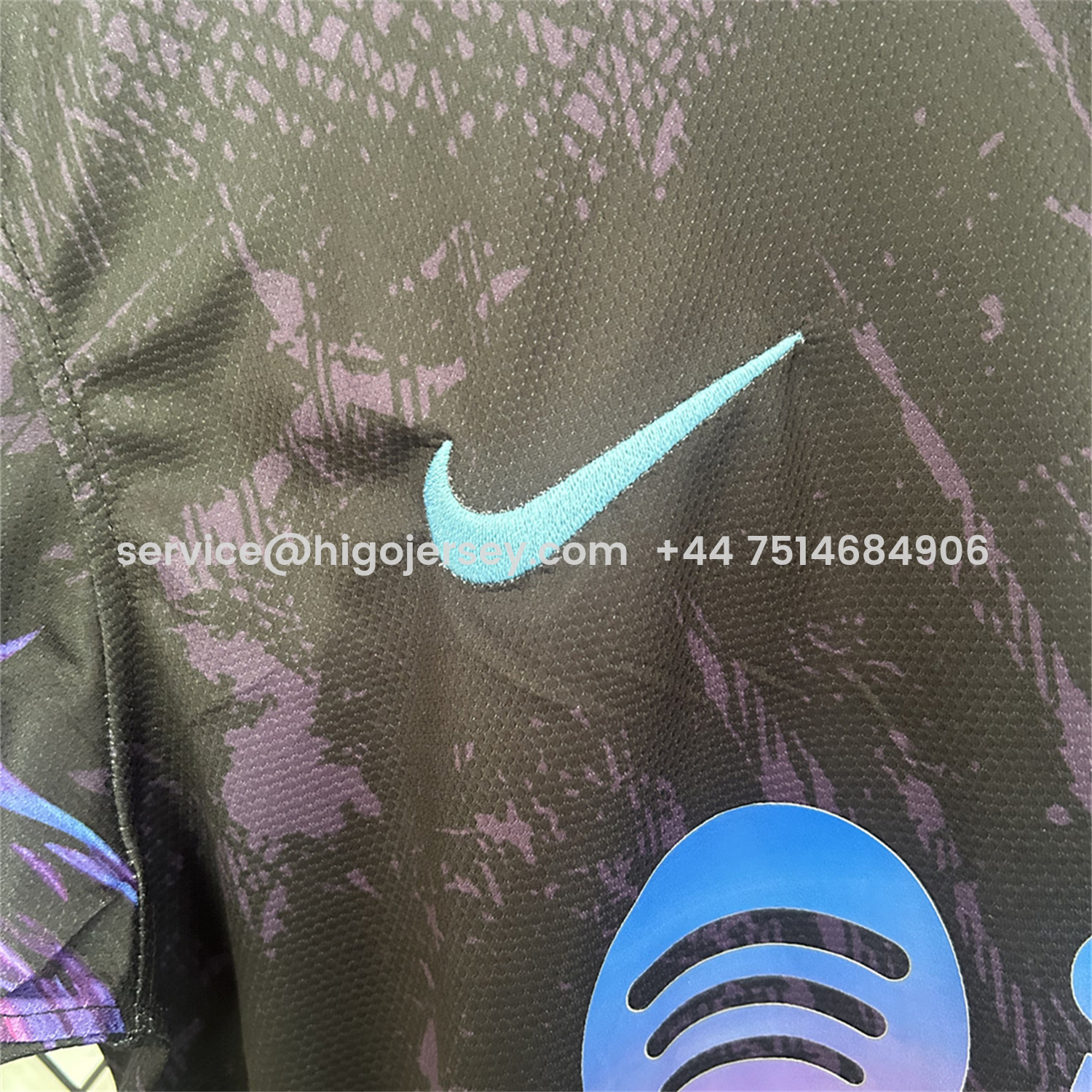 Higojerseys-Barcelona 25-26 Purple Lion Black Jersey - Fans Version