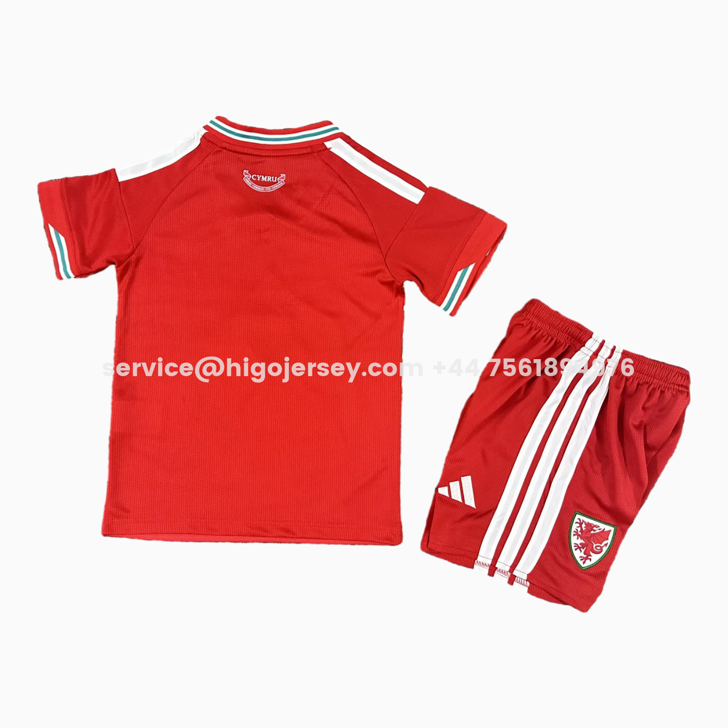 Higojerseys-Wales 2026 Home Kids Kit