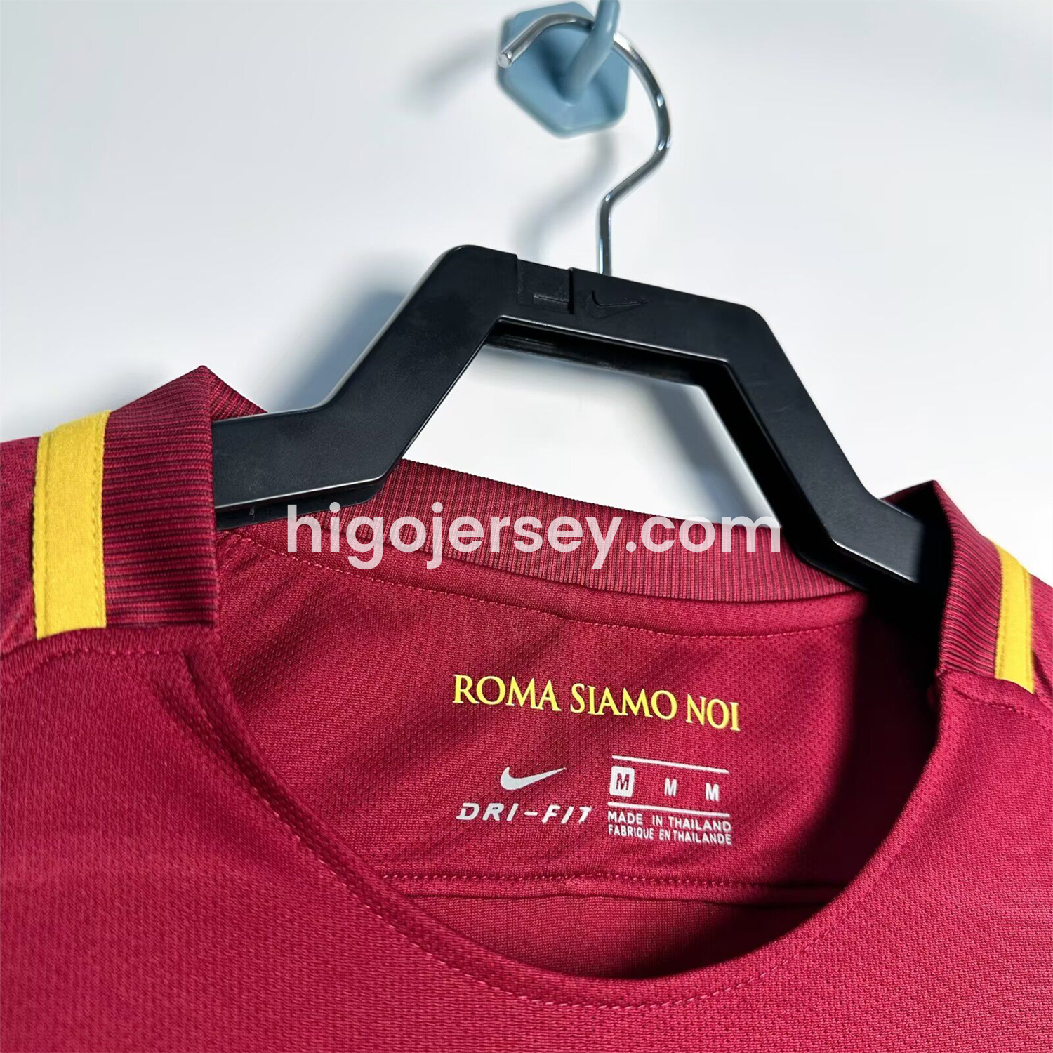 Higojerseys-Retro Roma 2017-18 Home Long Sleeves Jersey