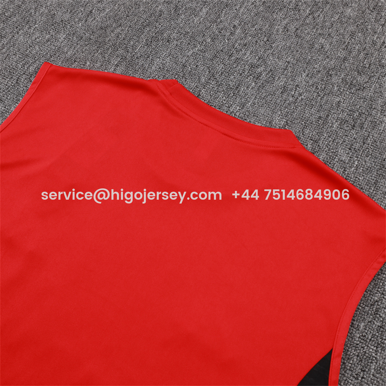 Higojerseys-Liver.pool 25-26 Vest Training Set - Red Vest & Black Shorts