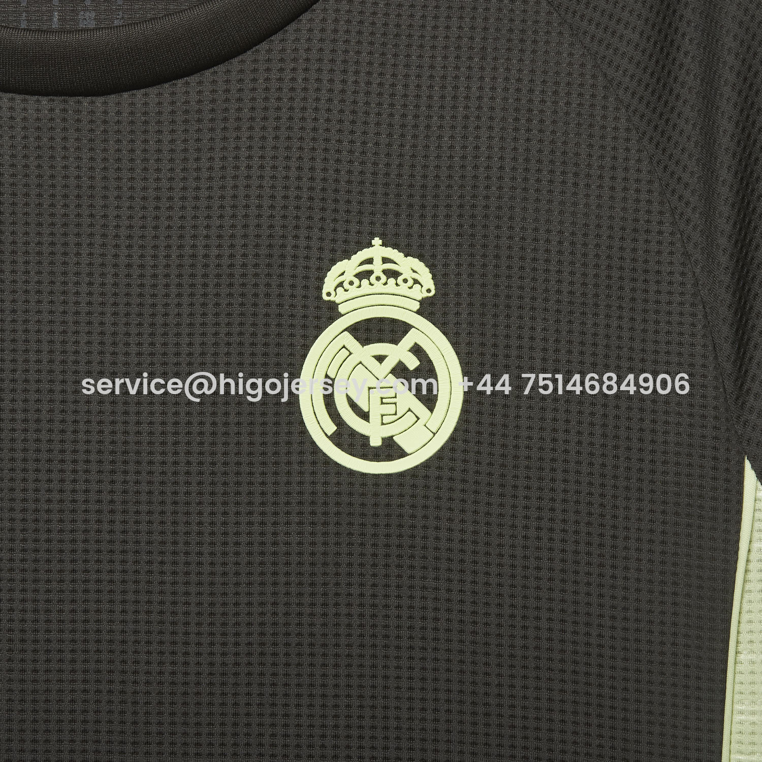 Higojerseys-Real Madrid 25-26 Deep Grey Training Jersey - Player Version