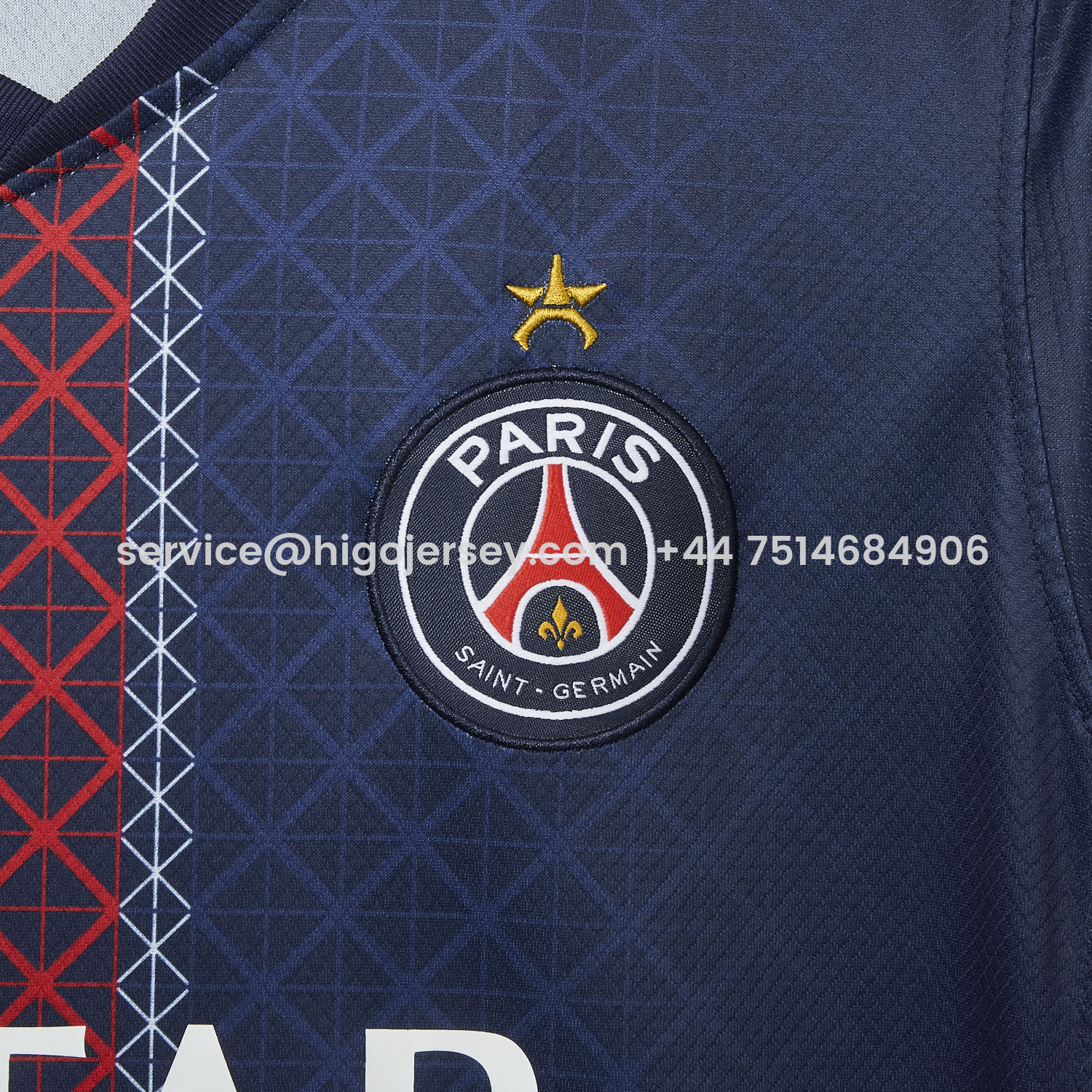 Higojerseys-Paris Saint-Germain PSG 2025 Champions League Eiffel Tower Star Jersey - Fans Version