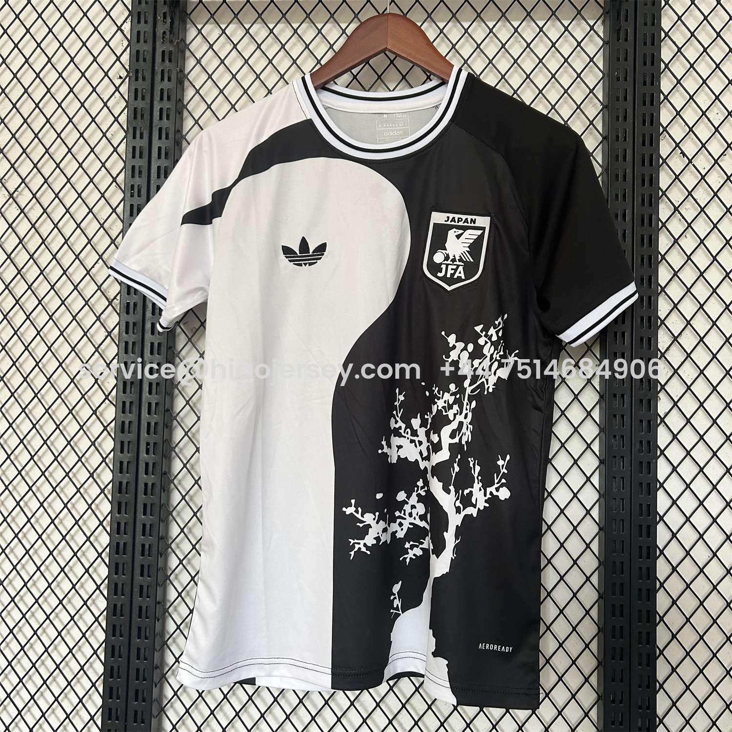 Higojerseys-Japan 25-26 Tree Half Black And Half White Special Jersey - Fans Version