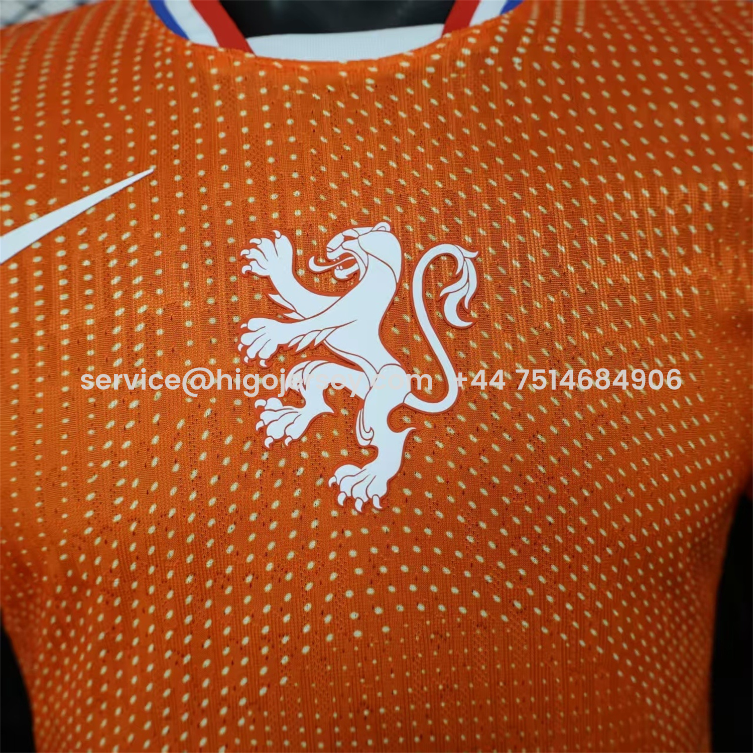 Higojerseys-Netherlands 2025-26 Orange Special Jersey - Player Version