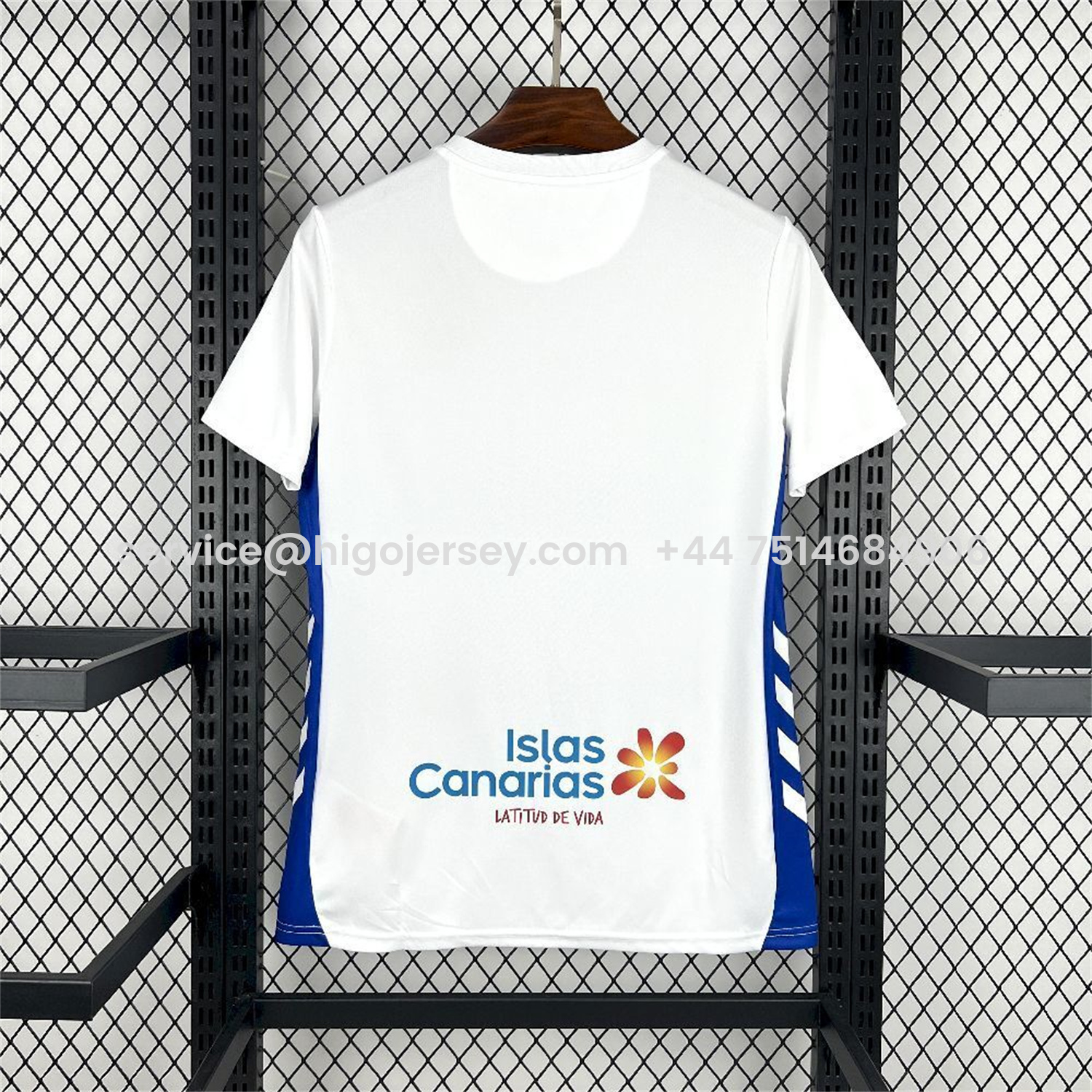 Higojerseys-Tenerife 25-26 Home White Jersey - Fans Version