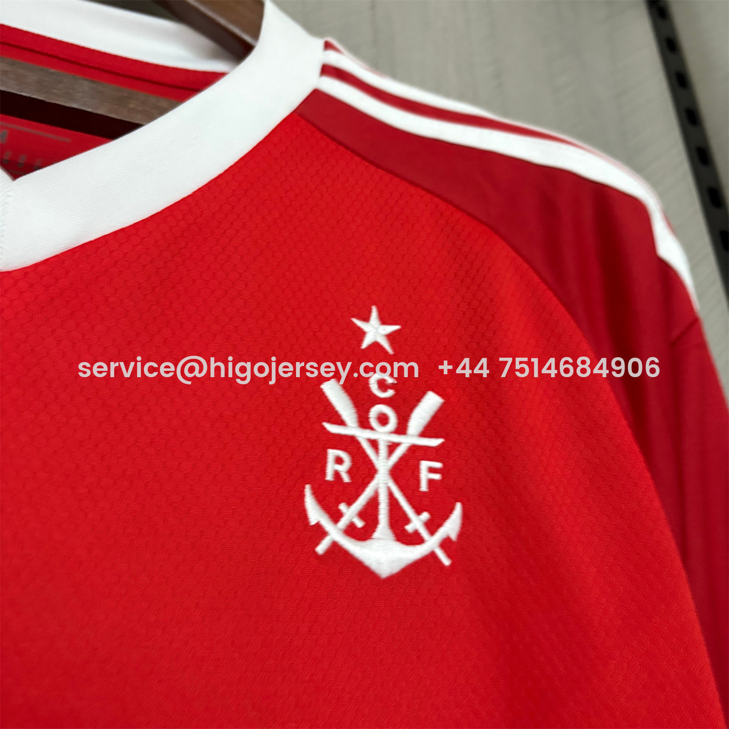 Higojerseys-Flamengo 25-26 White Lines Red Special Jersey - Fans Version