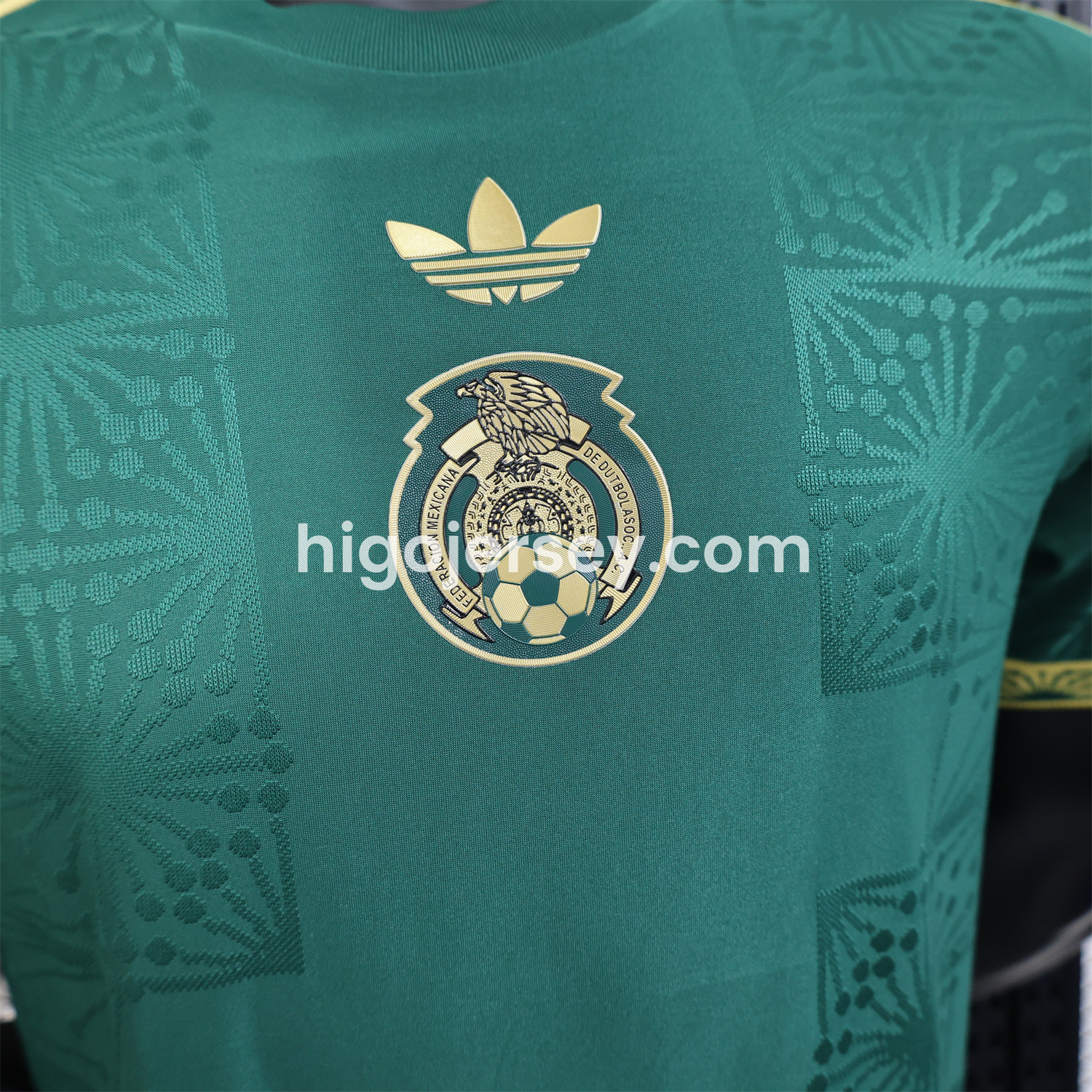 Higojerseys-Mexico 2025 Gold Cup Special Edition Green Jersey - Player Version
