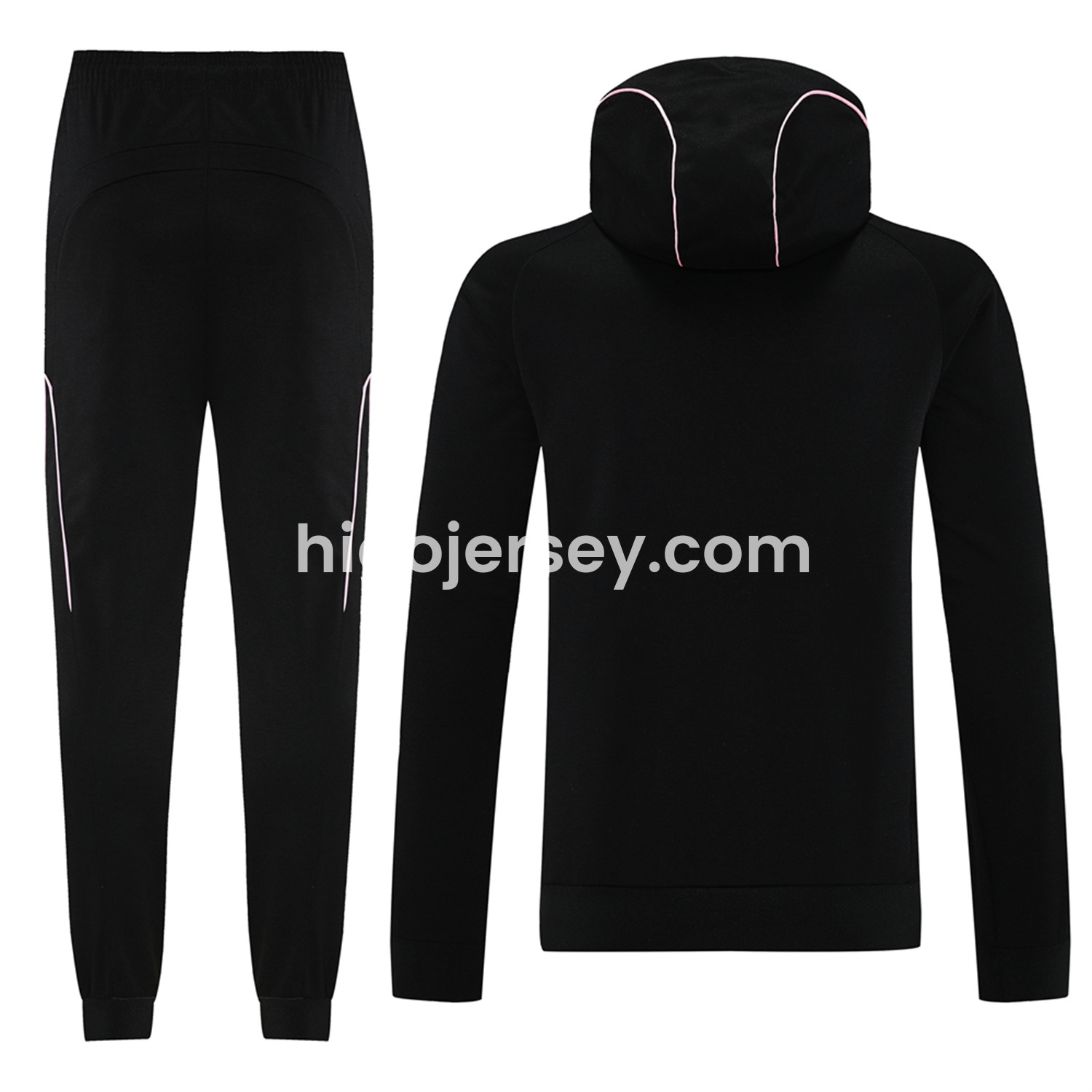 Higojerseys-INT M.A.M 25-26 Long Sleeves Training Hoodie Set - Black Hoodie + Pants