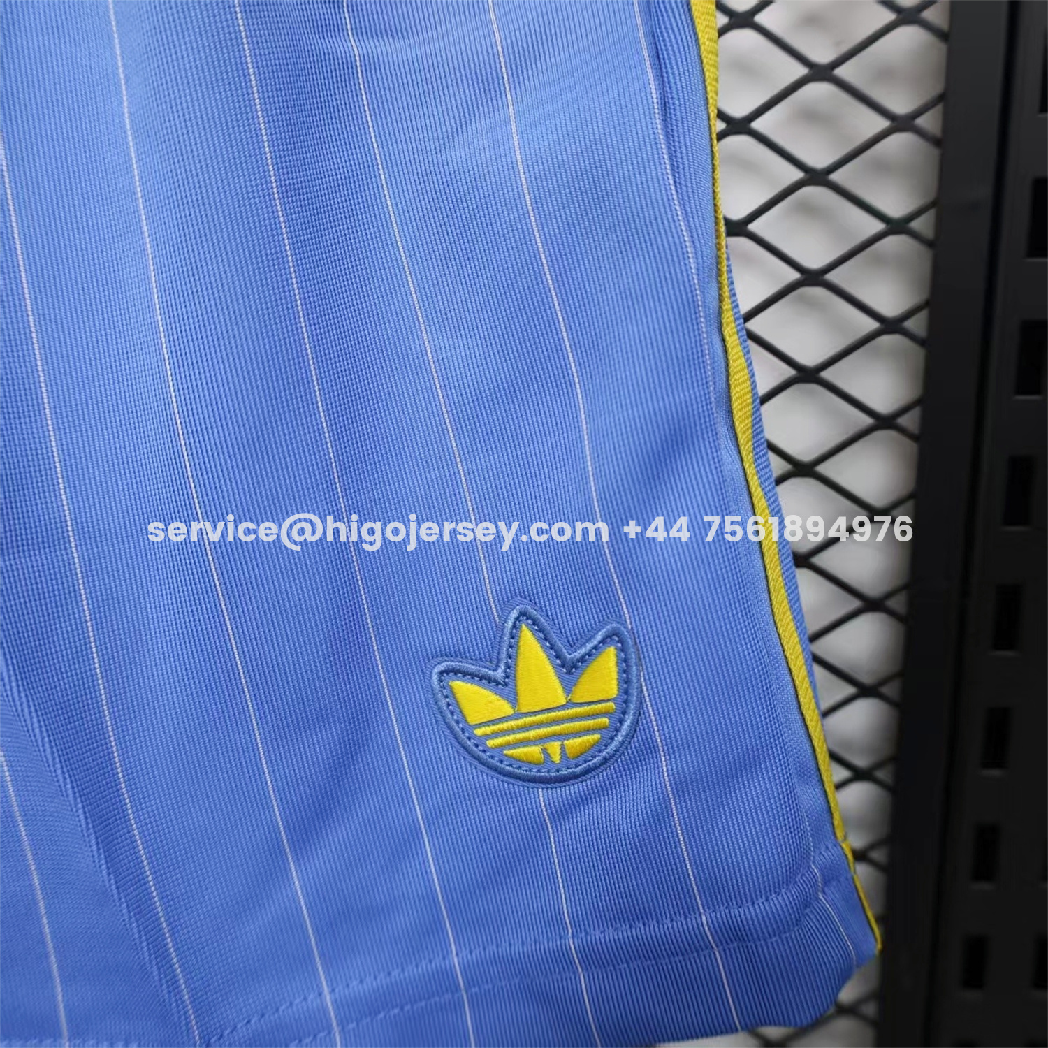 Higojerseys-Manchester United 25-26 Trefoil Blue Travel Shorts - Player Version